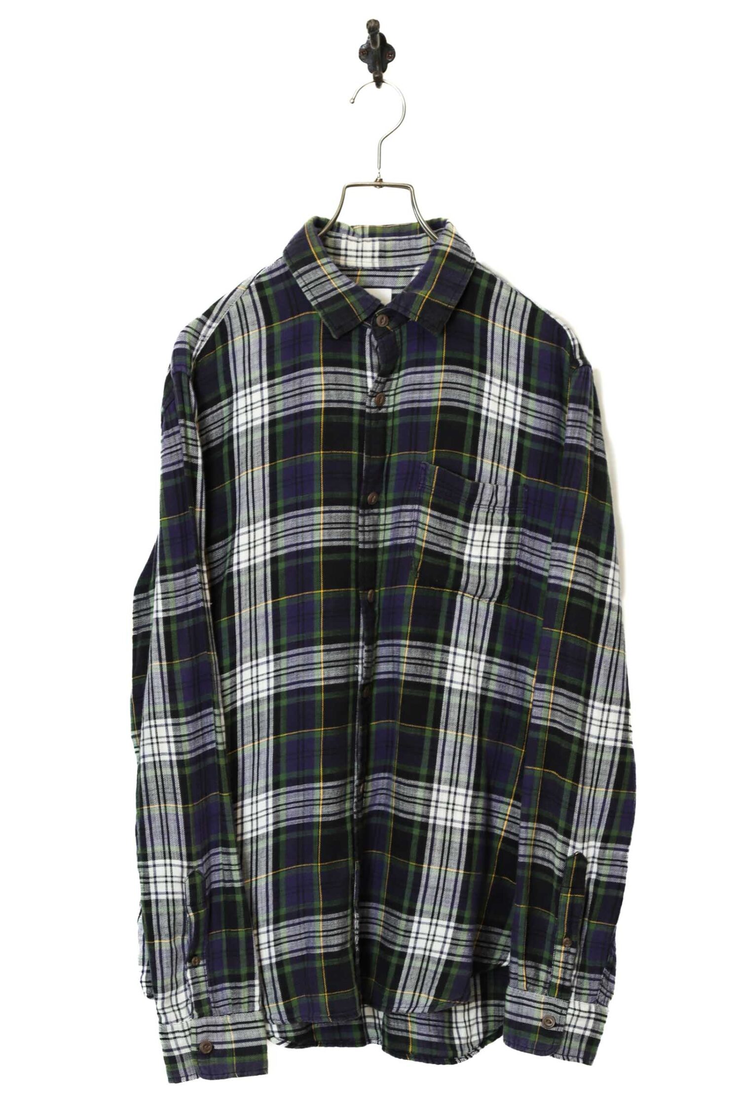 USED GAP CHECK PATTERN SHIRT/L