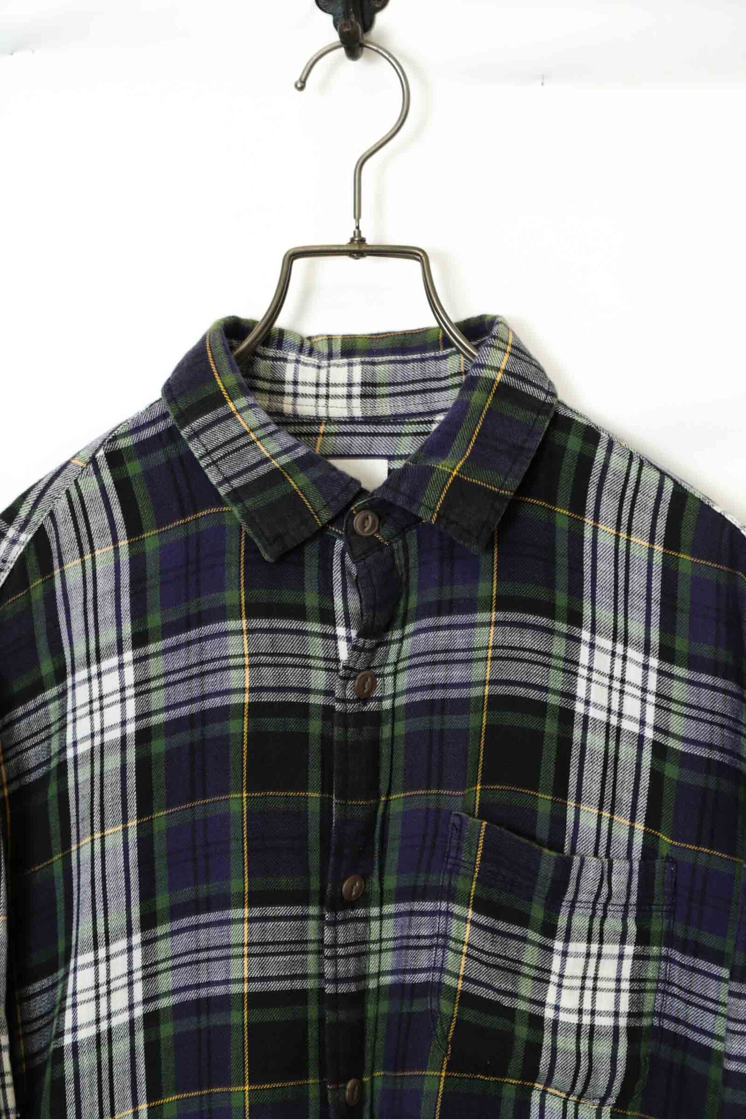 Alternative view of USED GAP CHECK PATTERN SHIRT/L