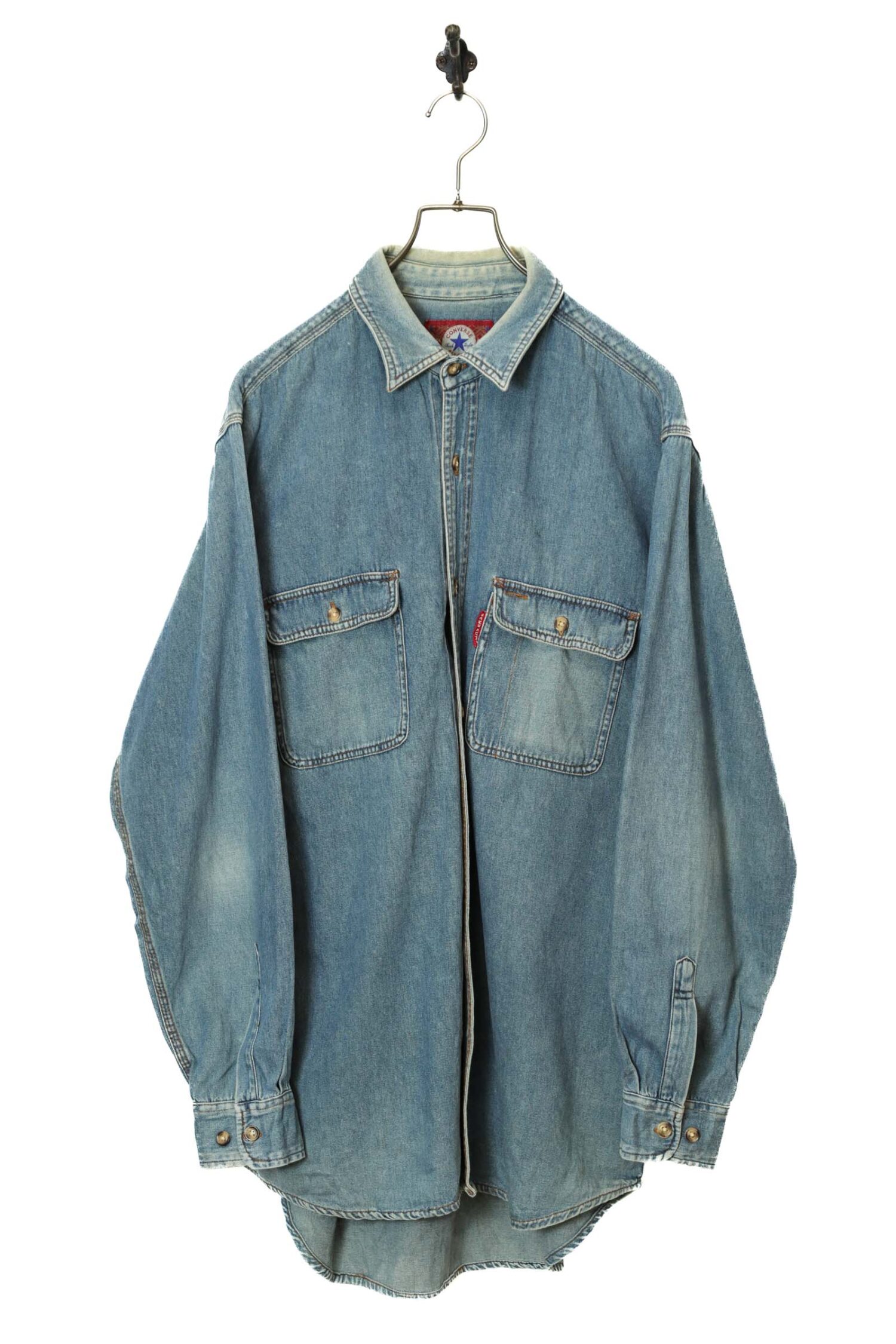 USED CONVERSE DENIM SHIRT/L