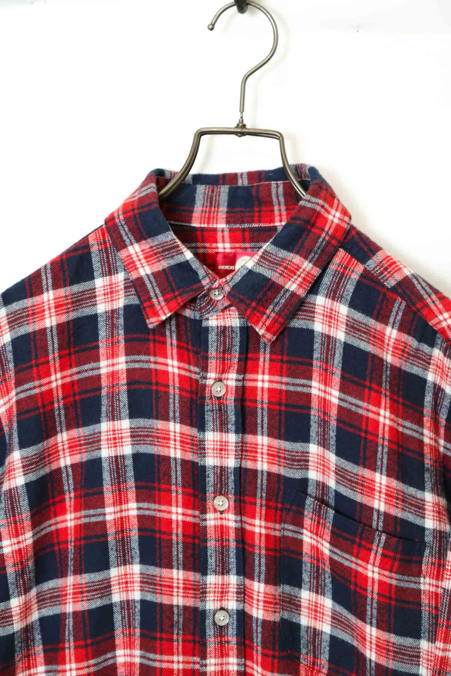 Alternative view of USED CONVERSE CHECK PATTERN SHIRT/M