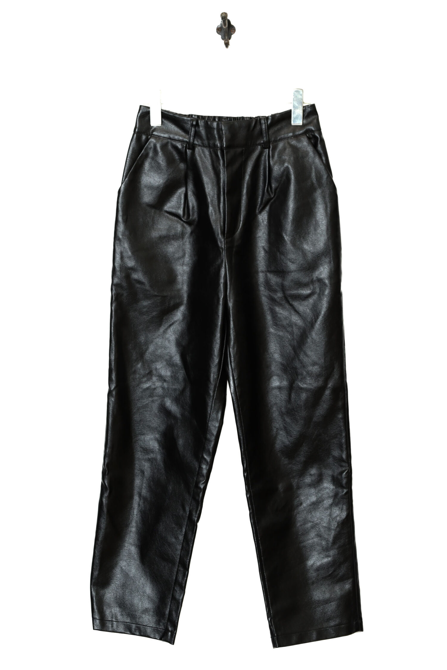 VINTAGE FAKE LEATHER PANTS/W68