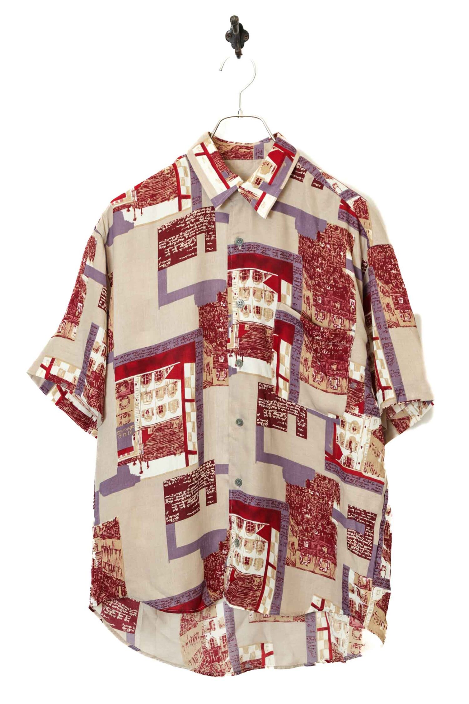 VINTAGE PRINTED SHIRT/L