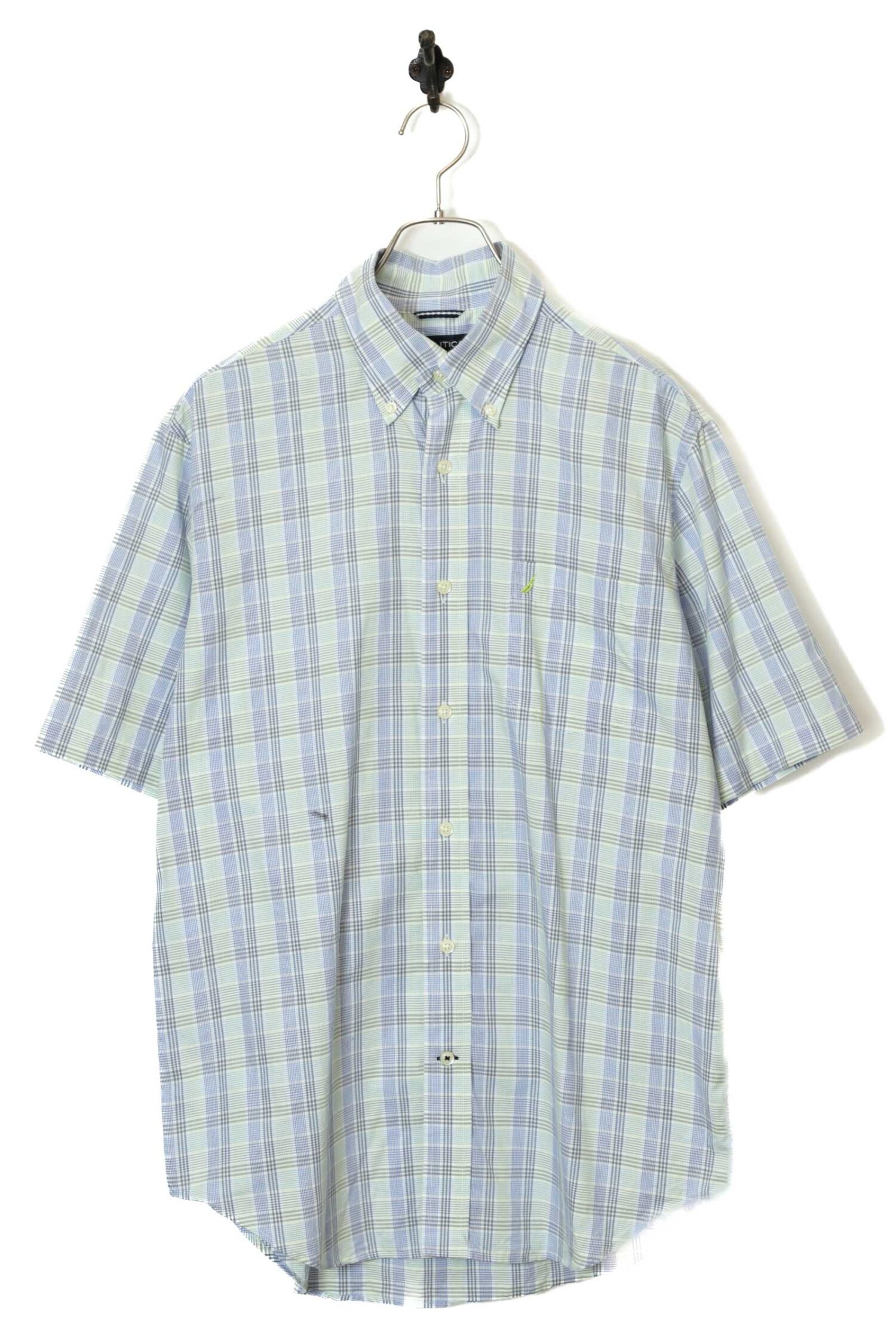 USED NAUTICA CHECK PATTERN SHIRT/L