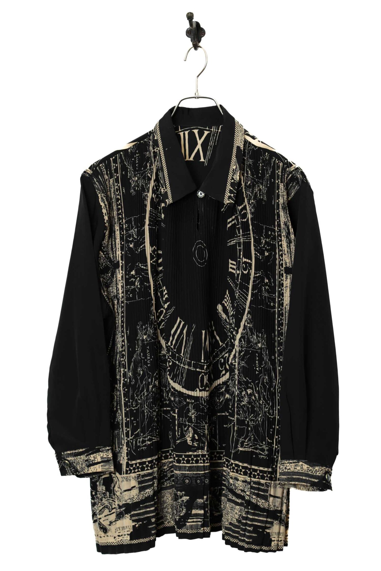 VINTAGE PRINTED PULL-OVER SHIRT/L