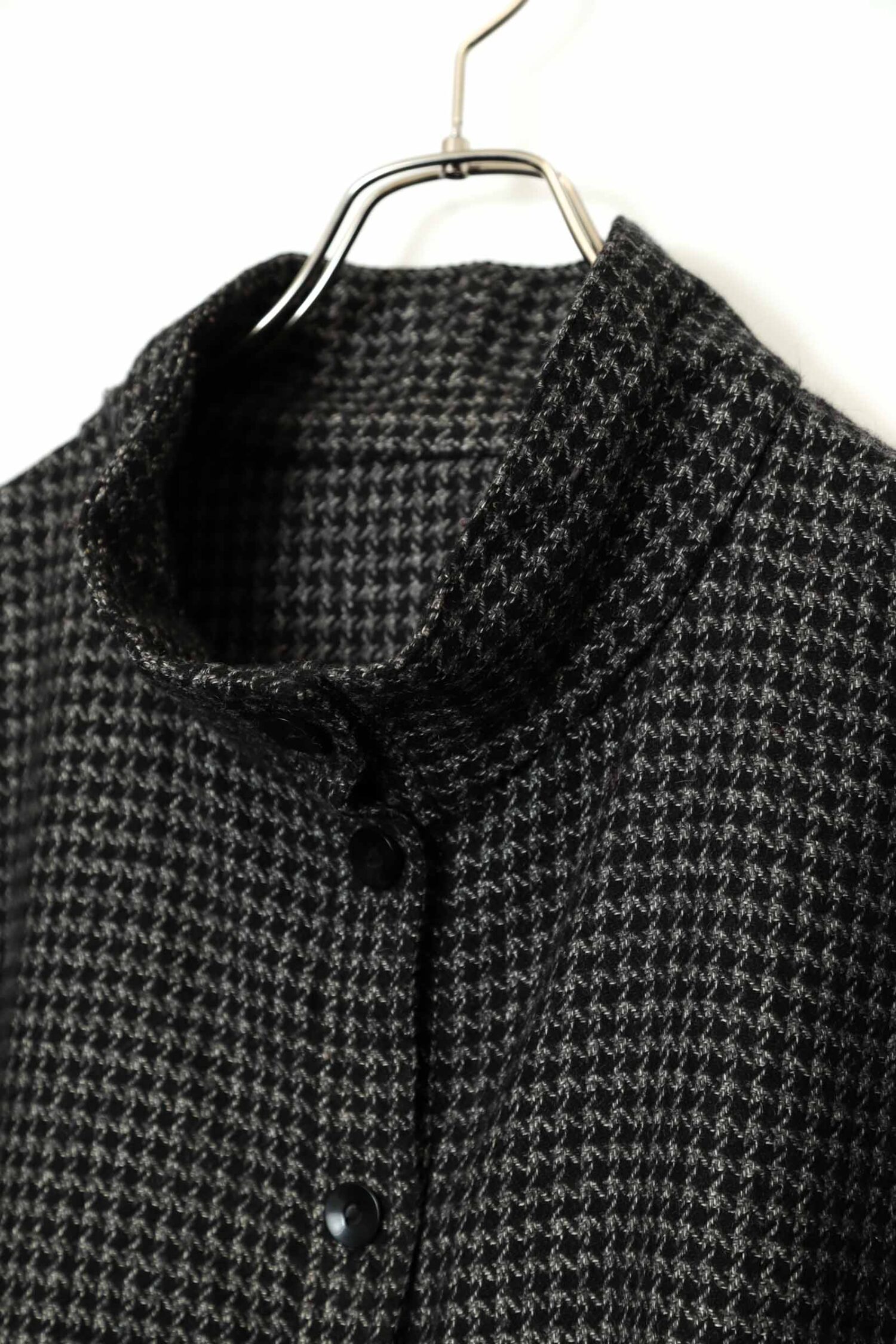 Alternative view of VINTAGE STAND COLLAR WOOL COAT/L