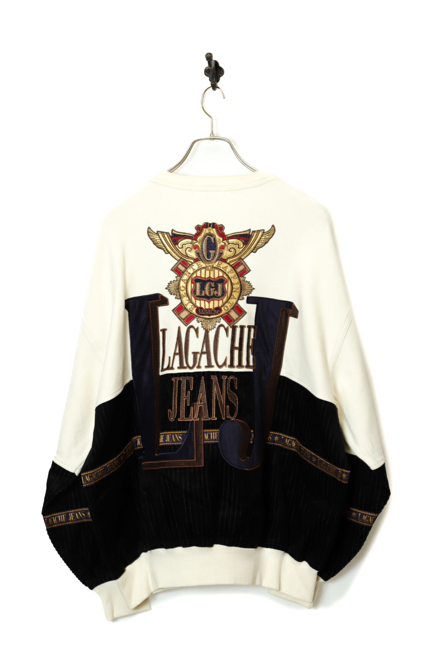 VINTAGE EMBROIDERY SWEAT SHIRT/XL