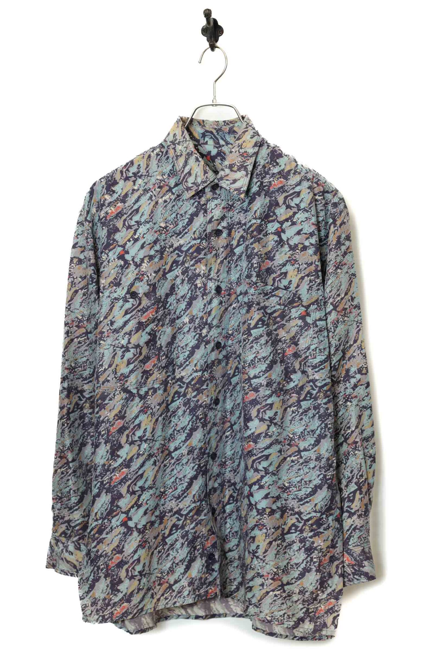 VINTAGE PRINTED SHIRT/L