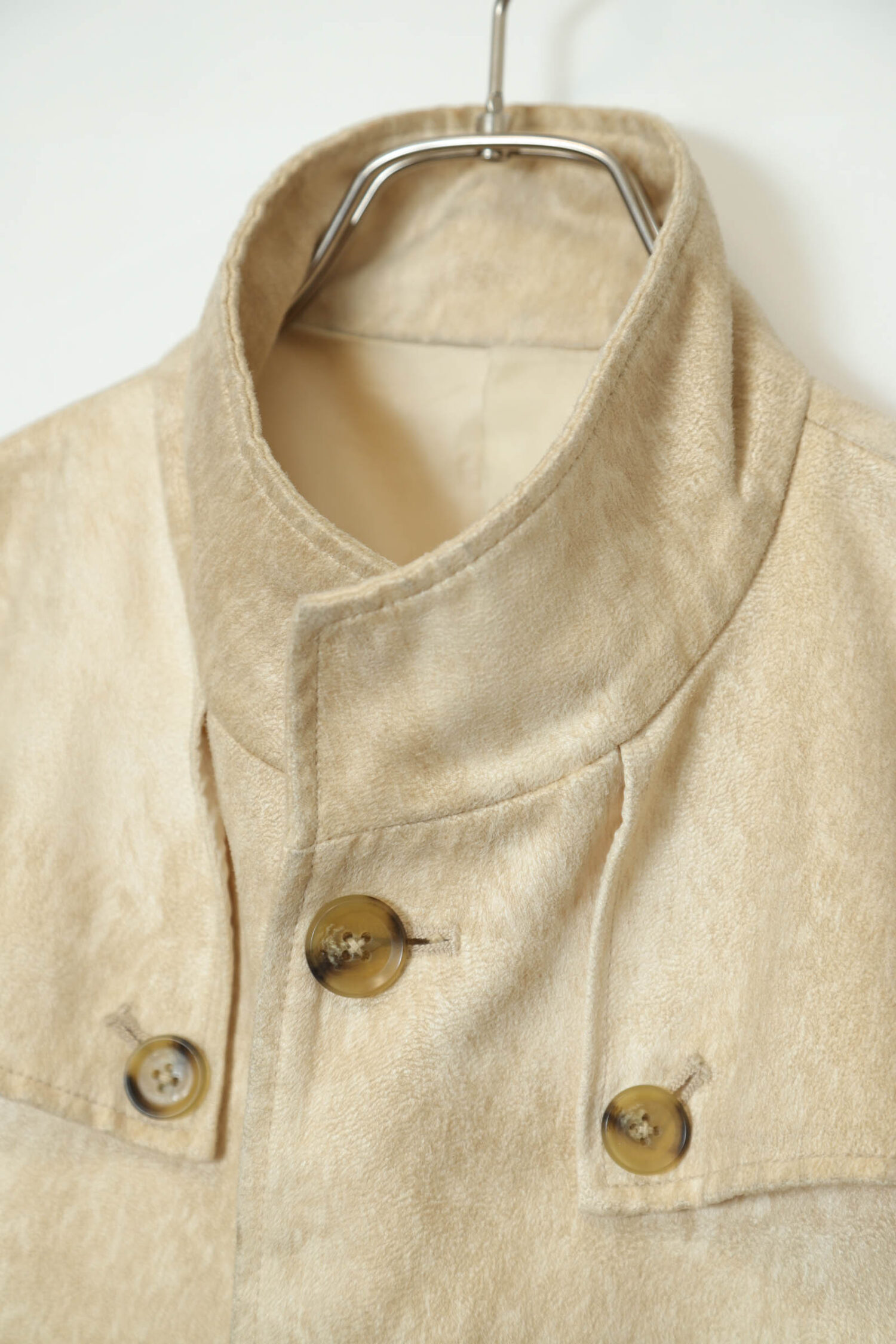 VINTAGE FAKE LEATHER STAND COLLAR JACKET/M | 古着屋FERANTRACING
