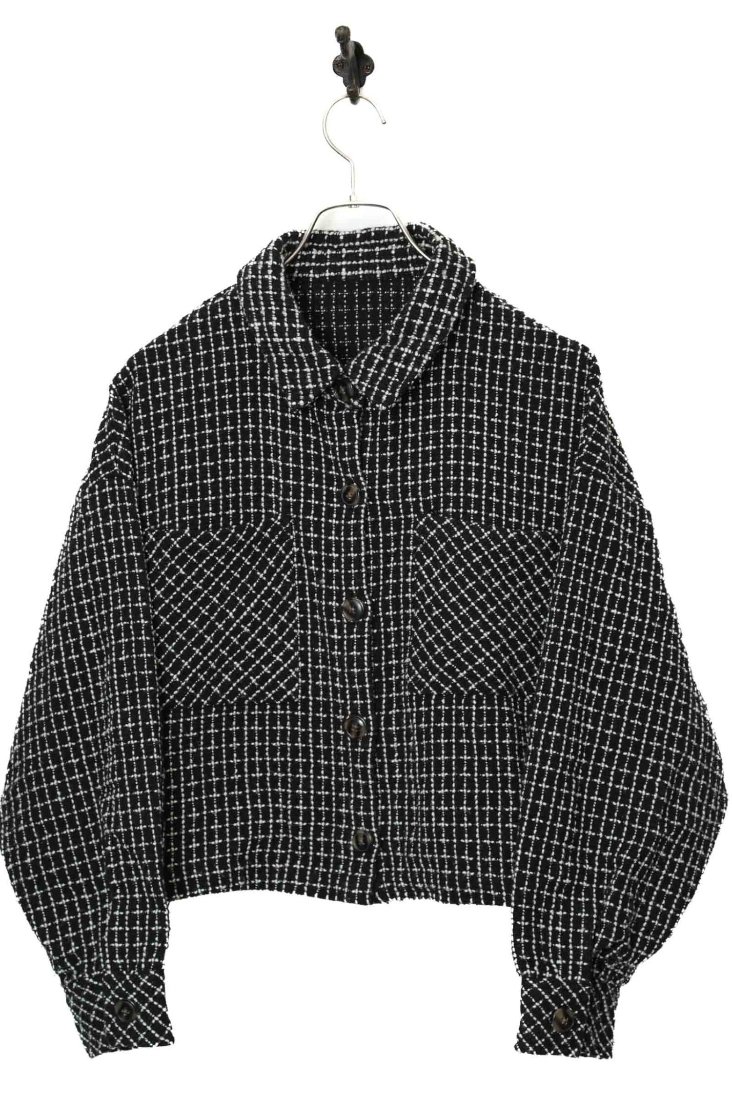 VINTAGE TWEED SHORT JACKET/L