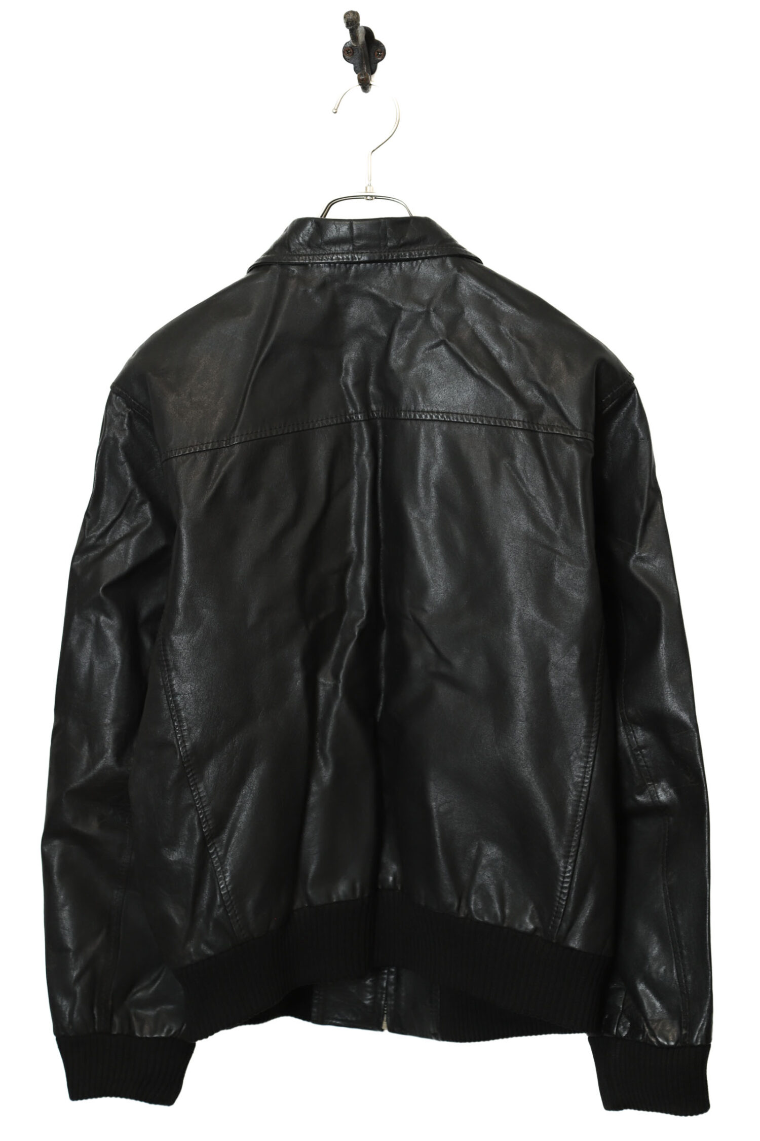 ジャケット・アウター vintage learher bomber jacket black VINTAGE LEATHER BOMBER JACKET/M | 古着屋FERANTRACING【公式】|東京