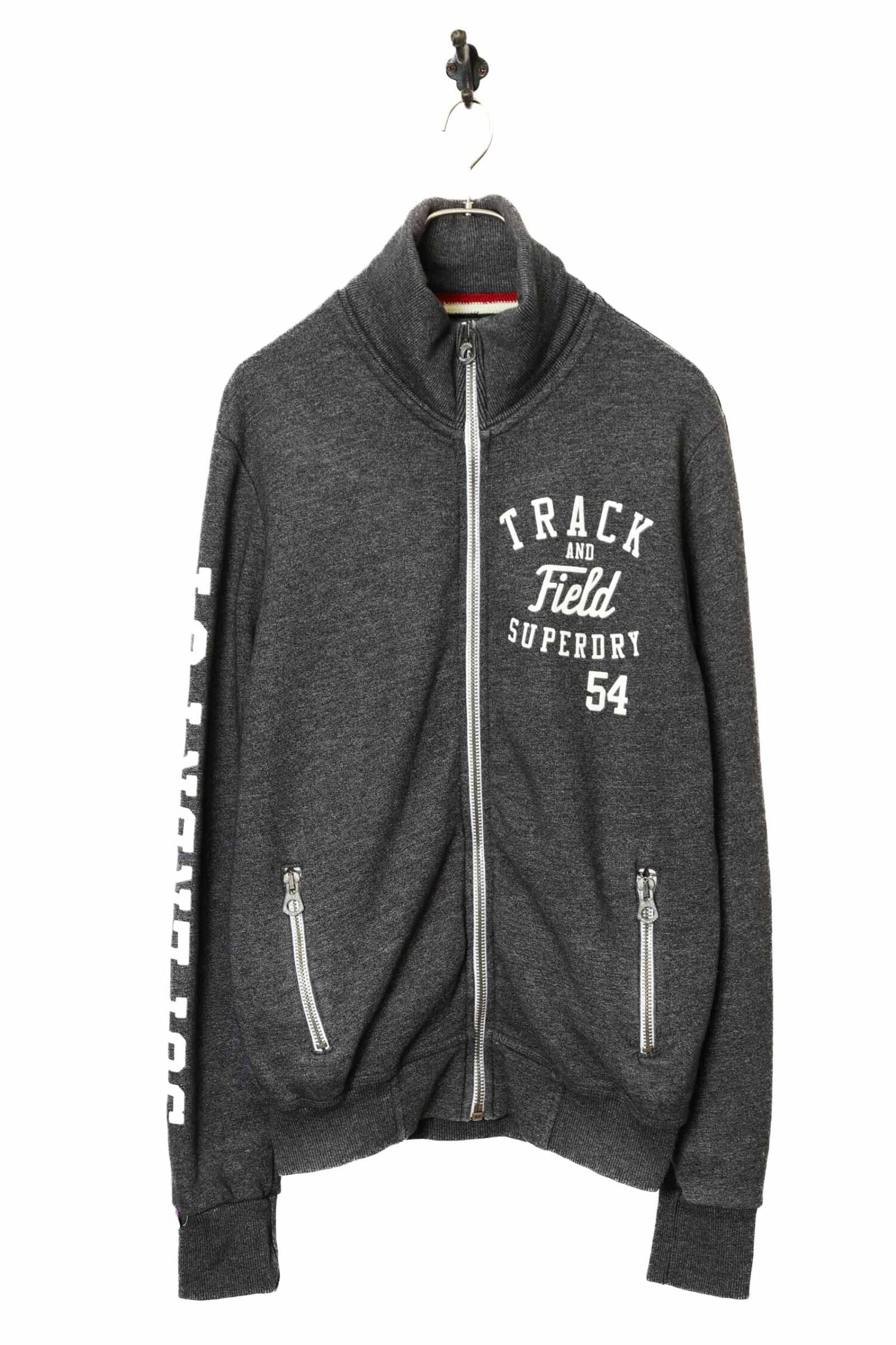 USED SUPERDRY ZIP-UP SWEAT SHIRT/L