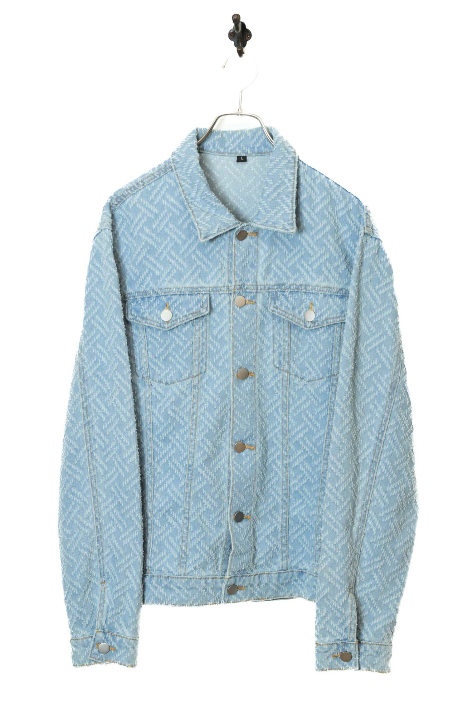 VINTAGE DESIGN DENIM JACKET/L