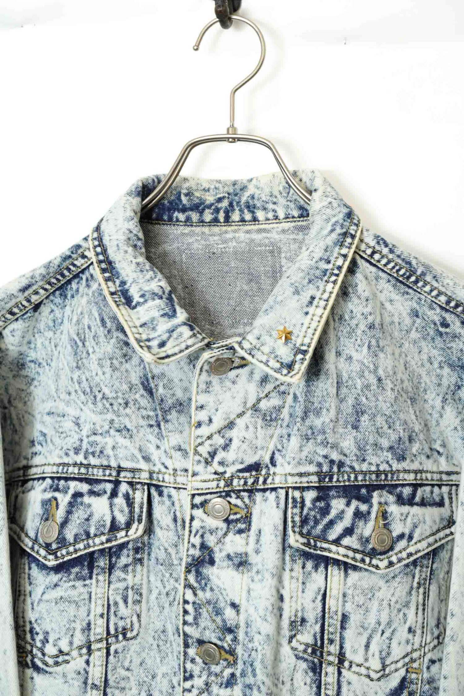 Alternative view of VINTAGE BLEACHED DENIM JAKCET/M