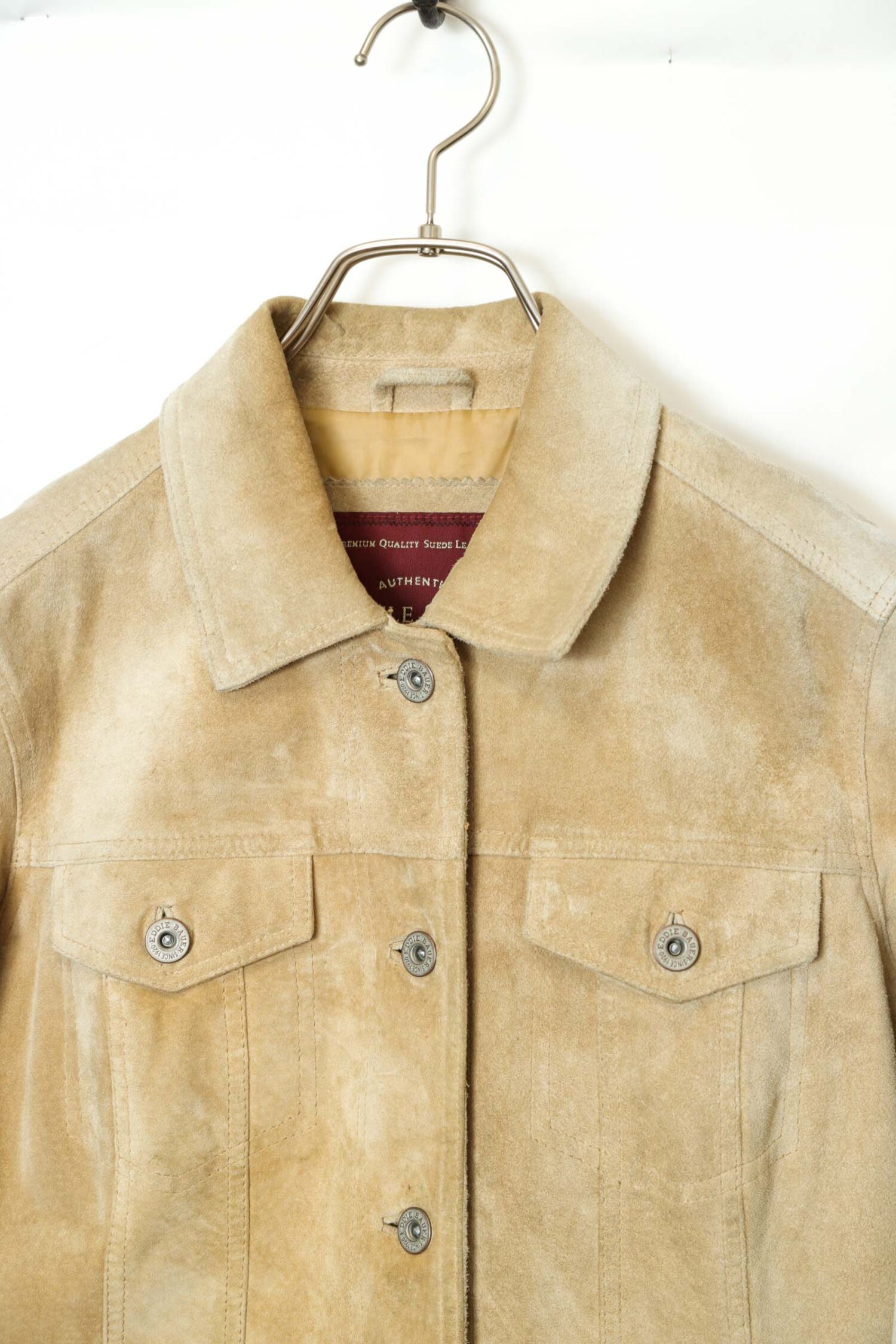 Alternative view of USED EDDIE BAUER PIG SUEDE JACKET/S