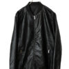 VINTAGE FAKE LEATHER JACKET/L