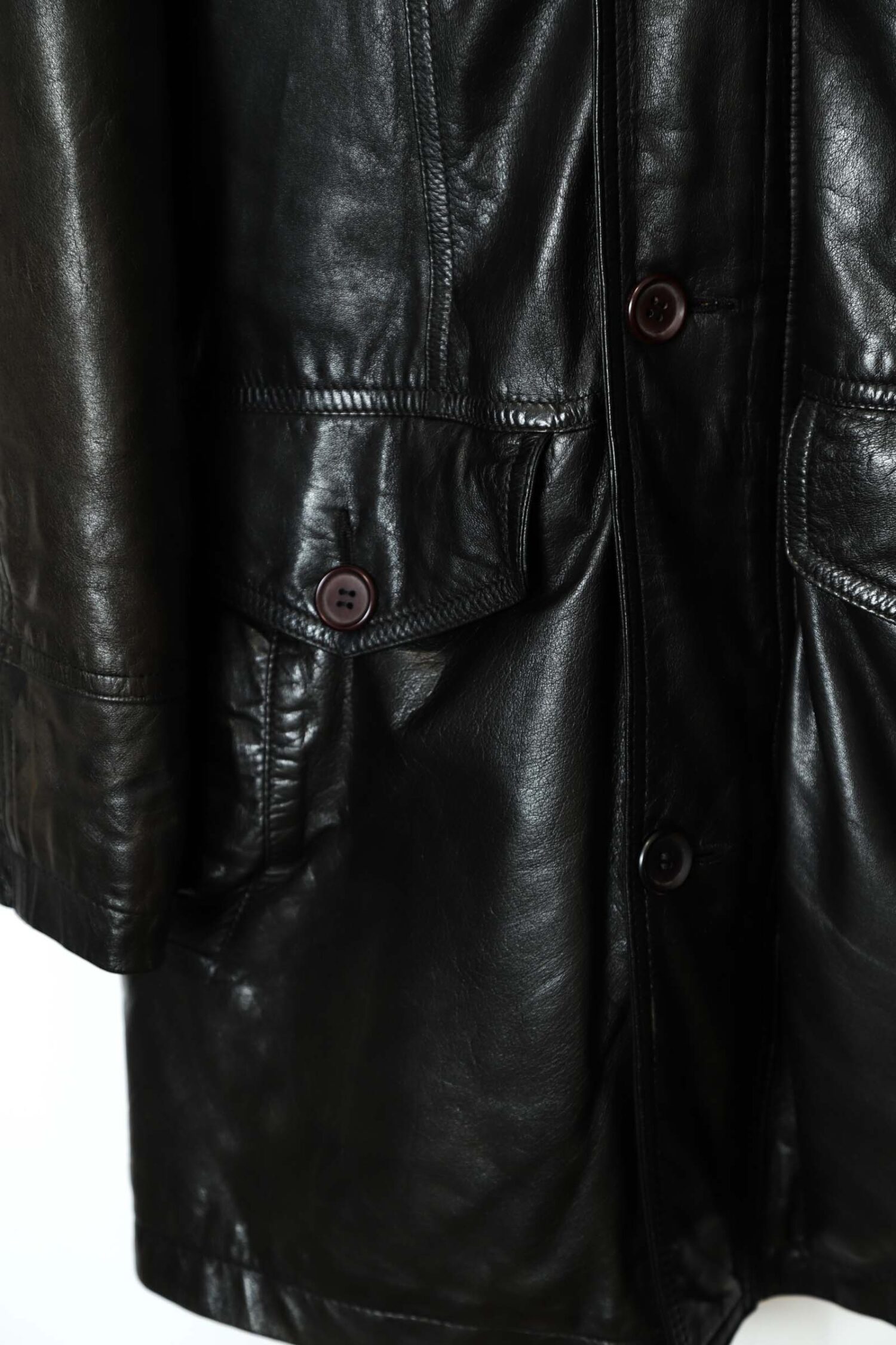 VINTAGE COW LEATHER JACKET/L | 古着屋FERANTRACING【公式】|東京