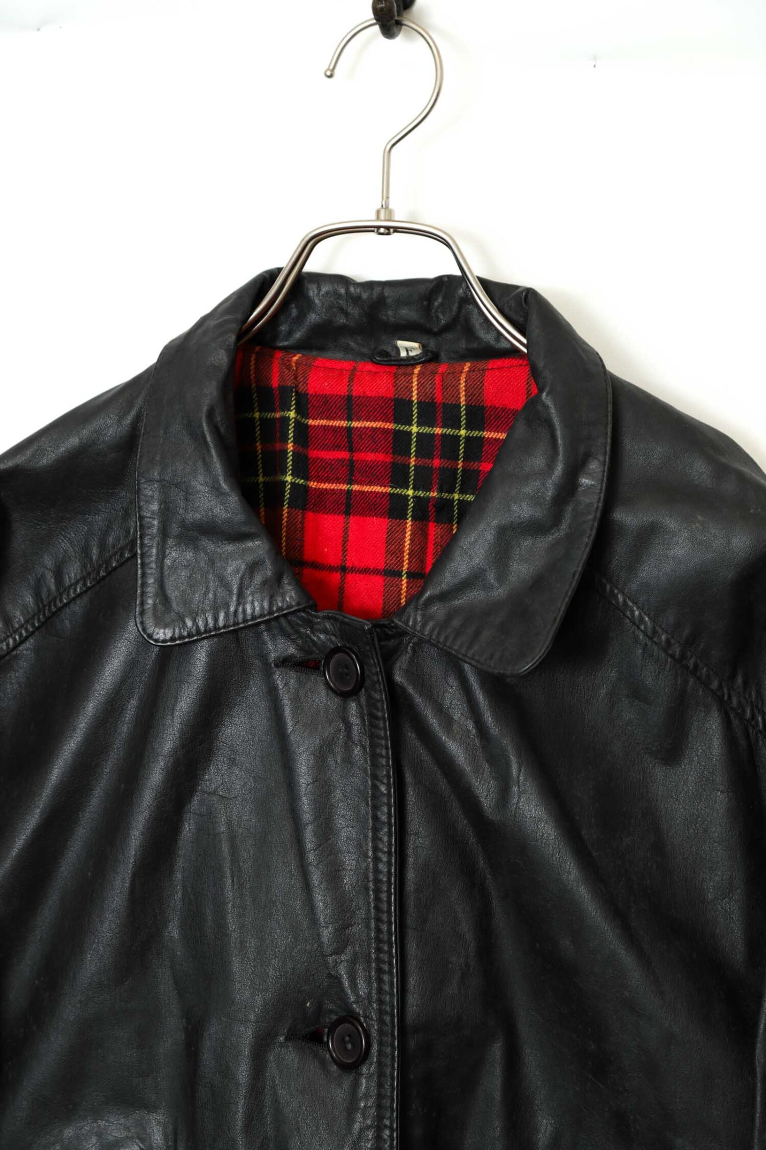 Alternative view of VINTAGE COW LEATHE JACKET/L