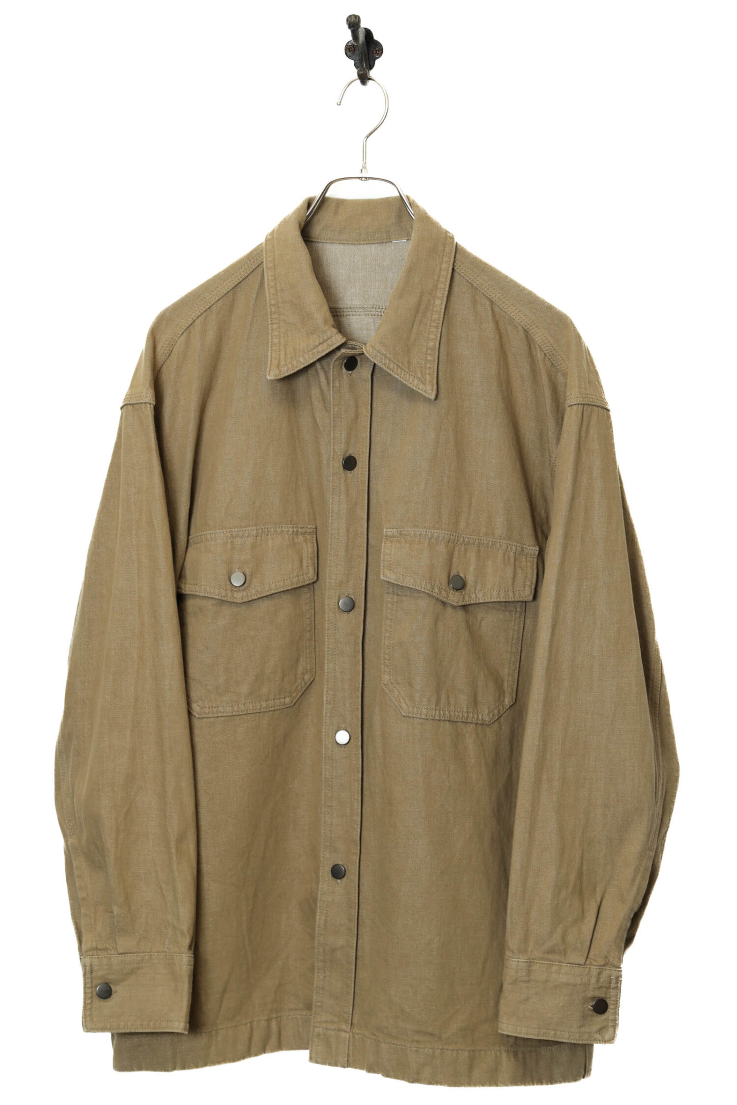 VINTAGE MILITARY DESIGN SHIRT JACKET/XL
