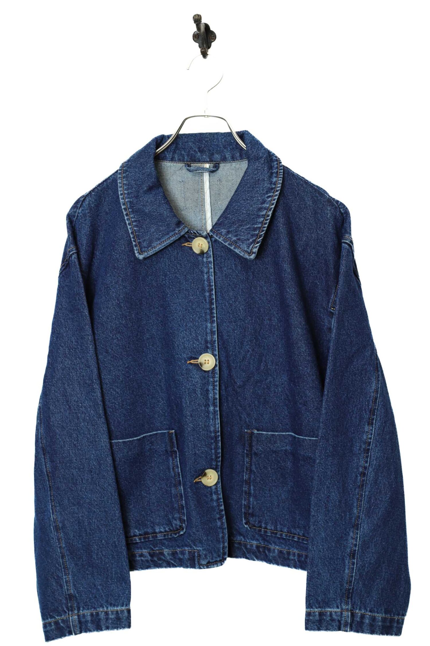 VINTAGE DENIM COVERALL JACKET/L