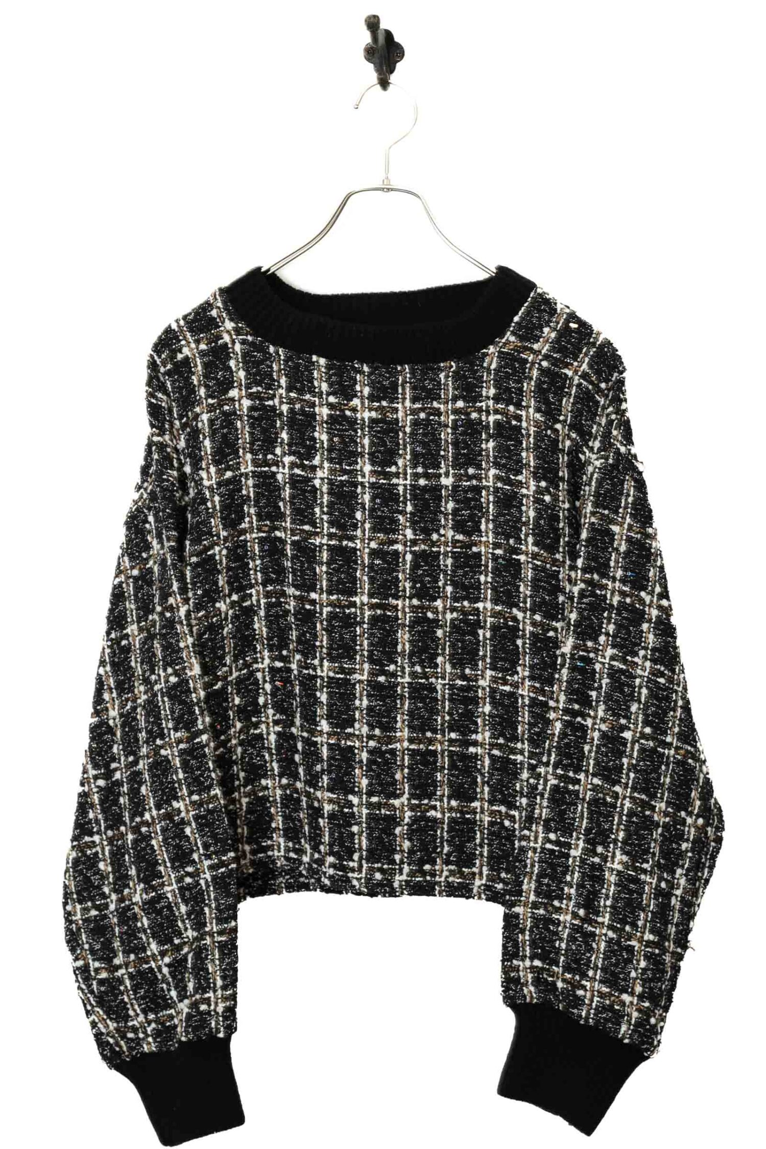 VINTAGE SHORT KNITED SWEATER/L