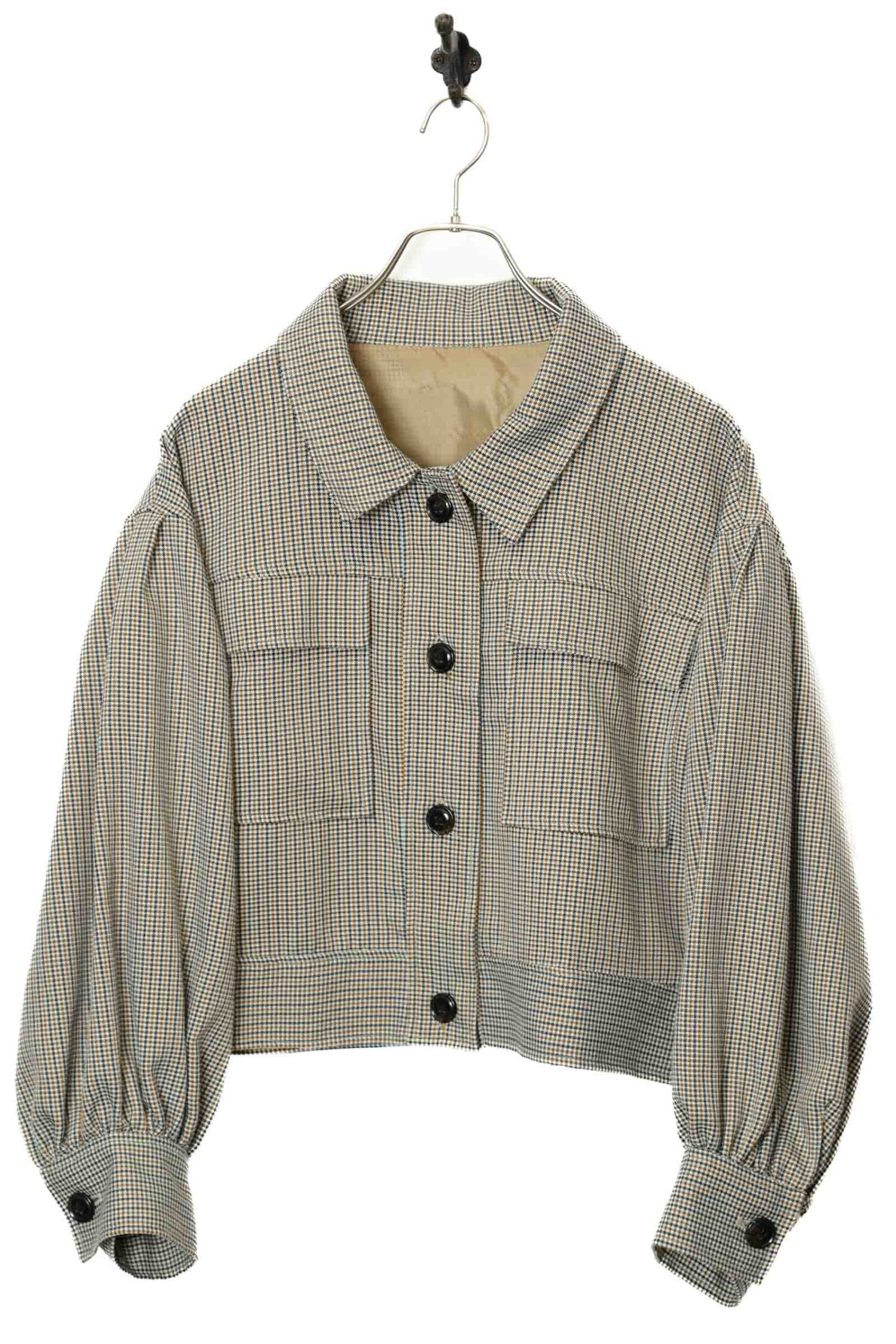 VINTAGE GUN CLUB CHECK SHORT JACKET/M