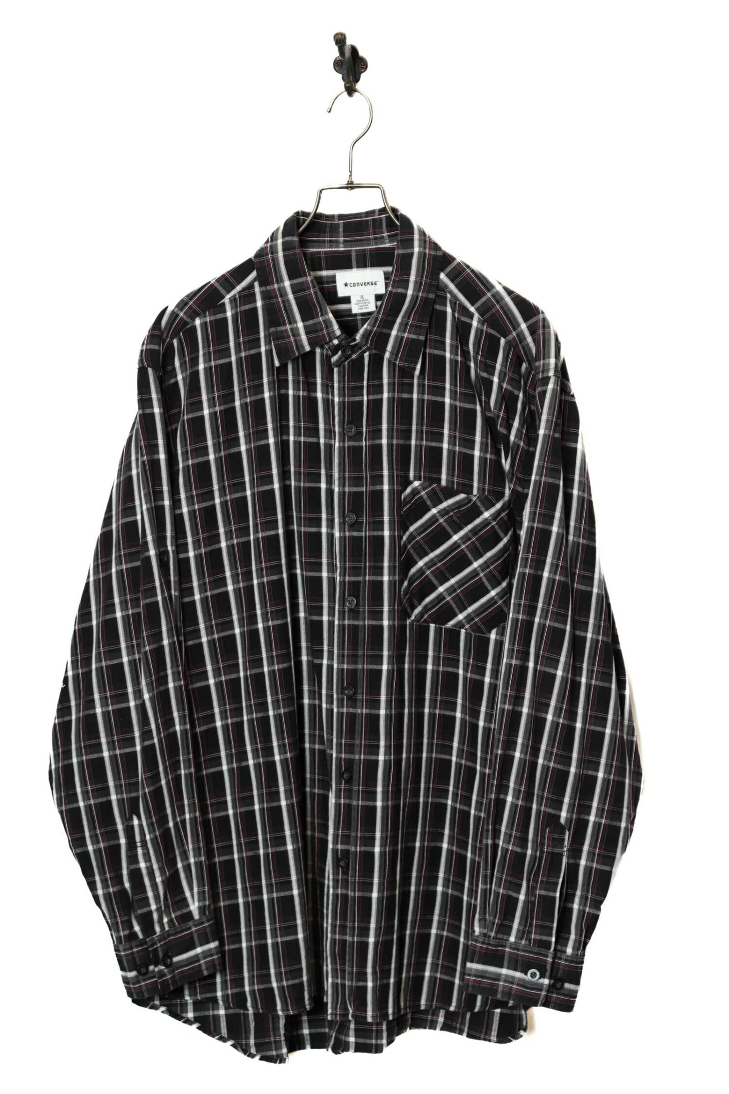 USED CONVERSE CHECK SHIRT/XL