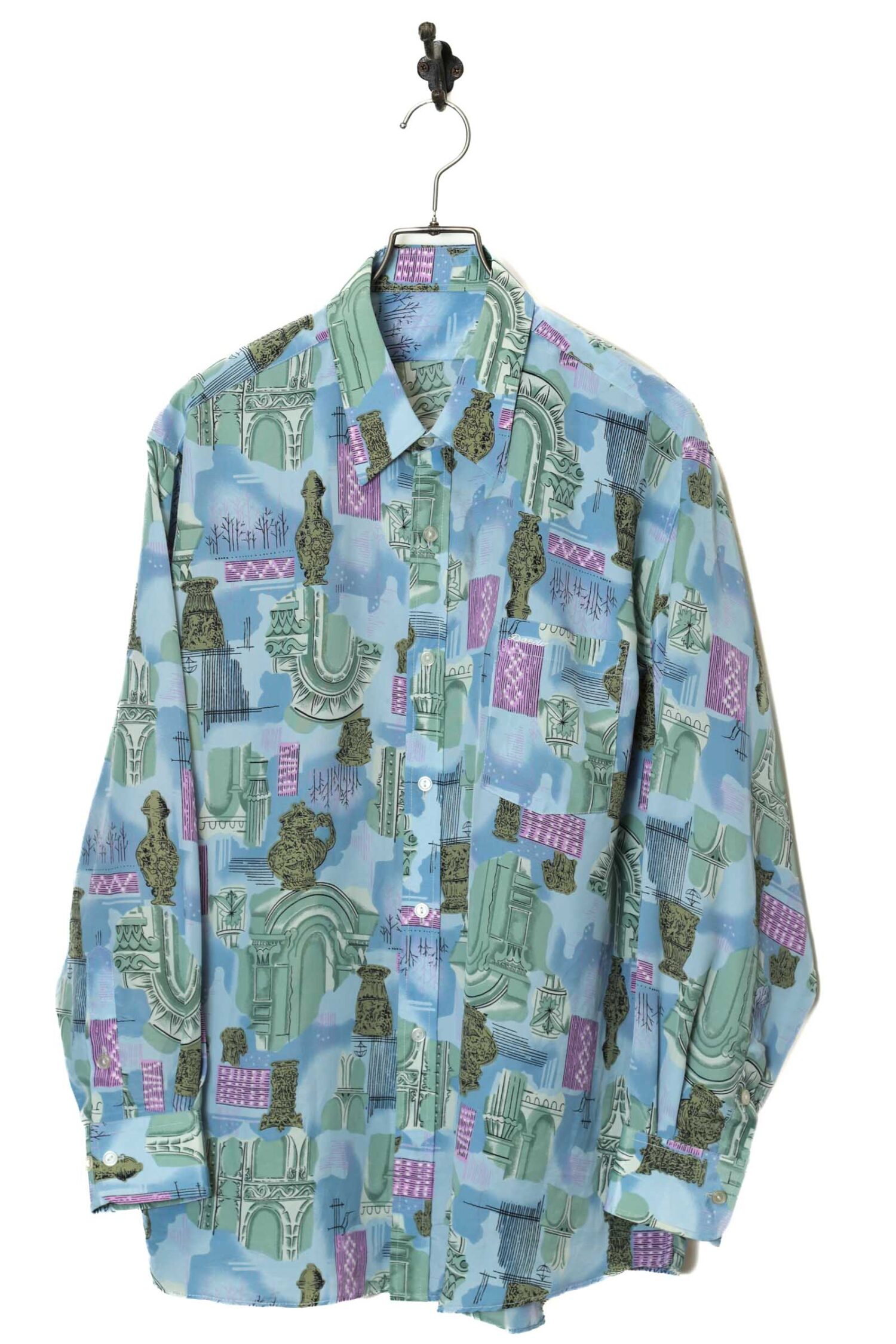 VINTAGE PRINTED SHIRT/XL