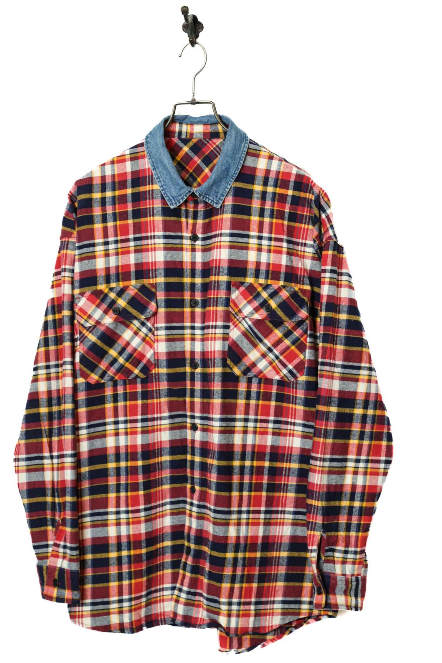 VINTAGE CHECK SHIRT/XL