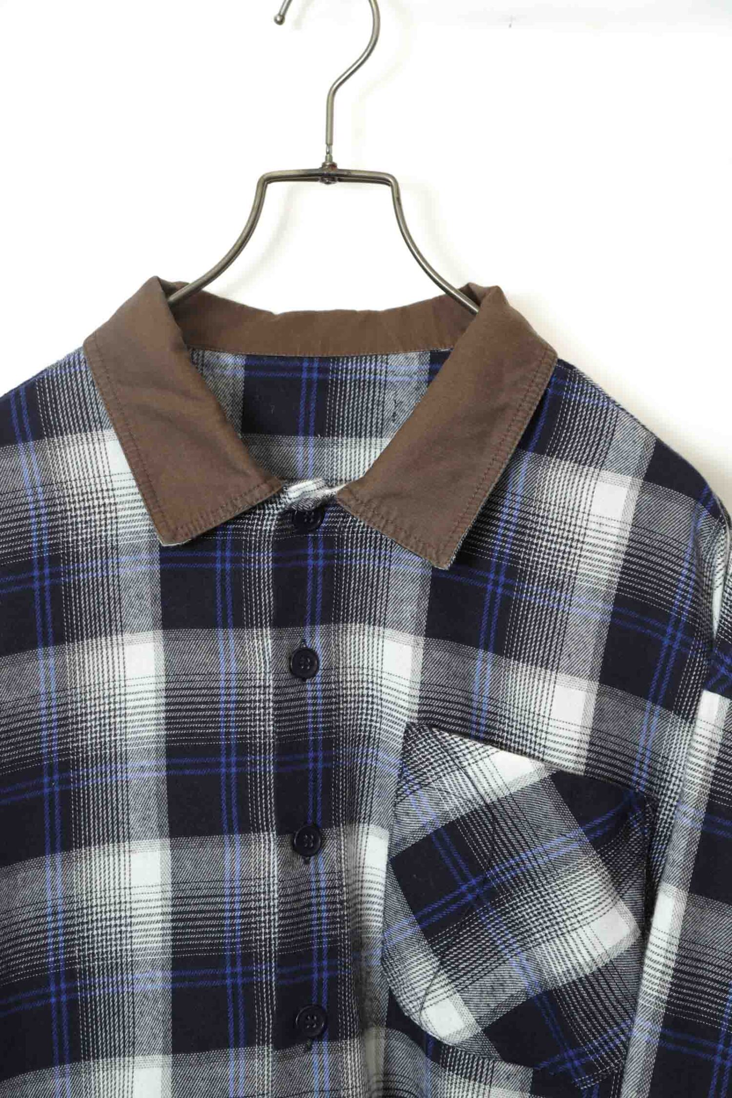 Alternative view of VINTAGE CHECK PATTERN SHIRT/XL