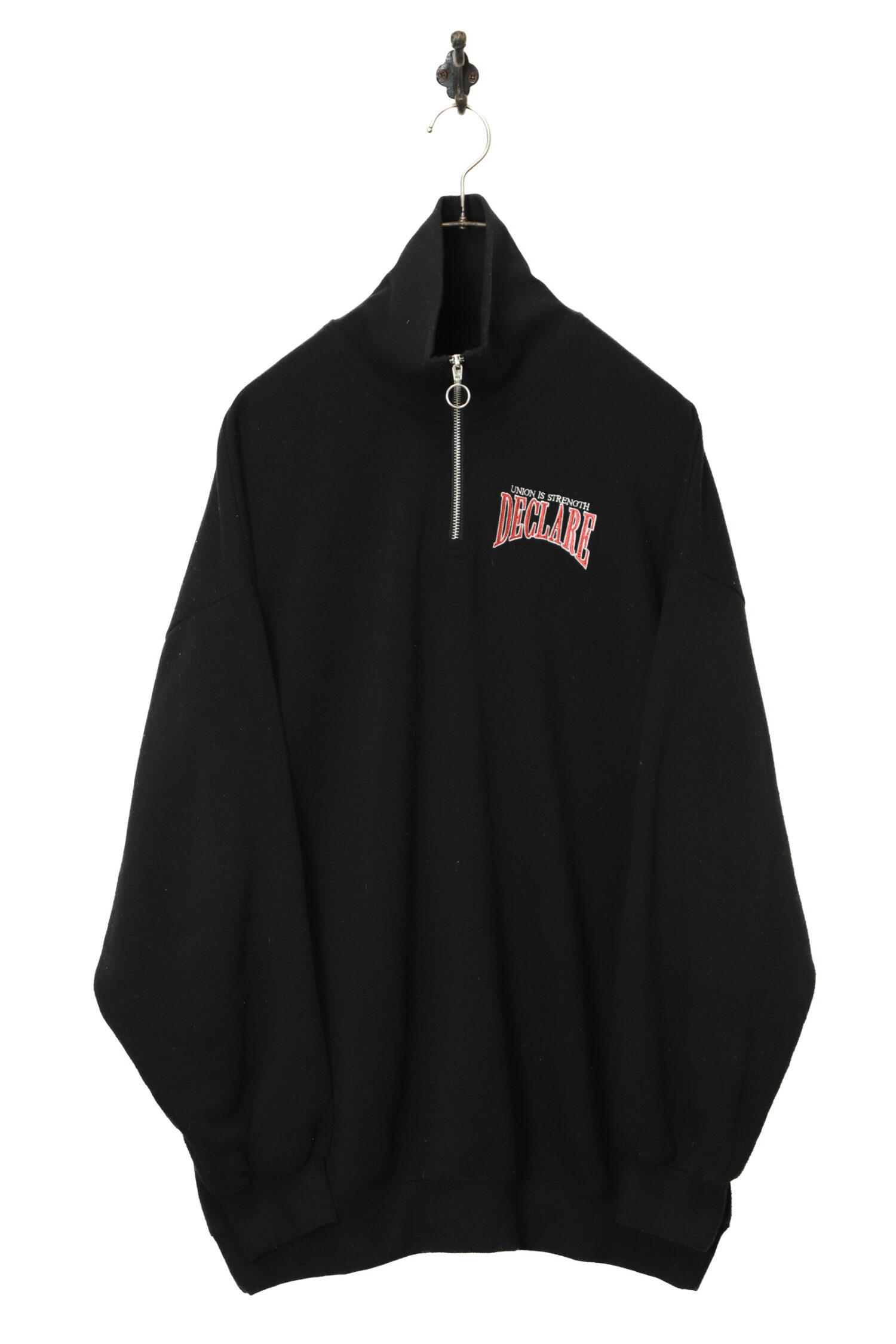 VINTAGE HALF ZIP SWEAT SHIRT/XL