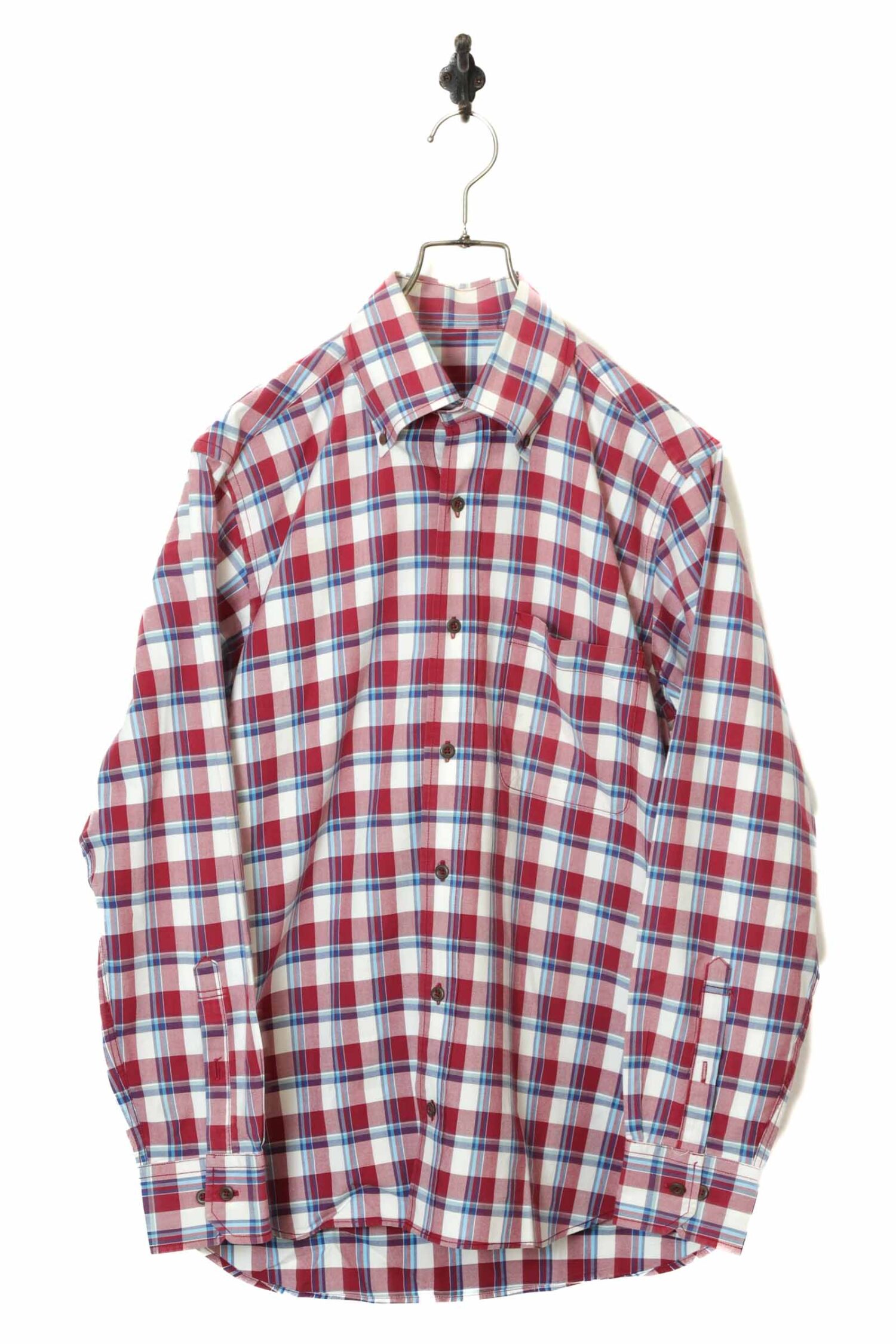 VINTAGE CHECK PATTERN SHIRT/M