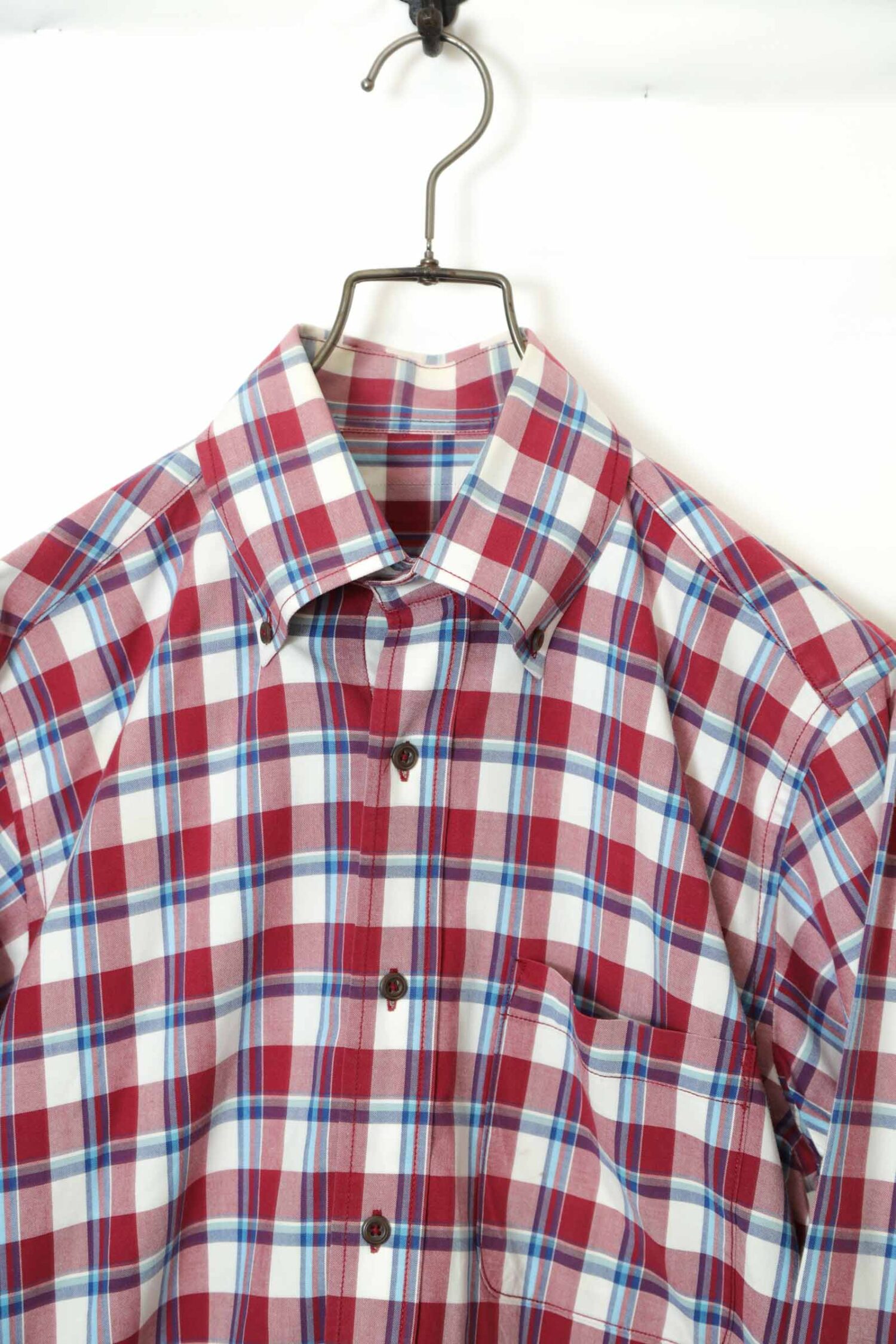 Alternative view of VINTAGE CHECK PATTERN SHIRT/M