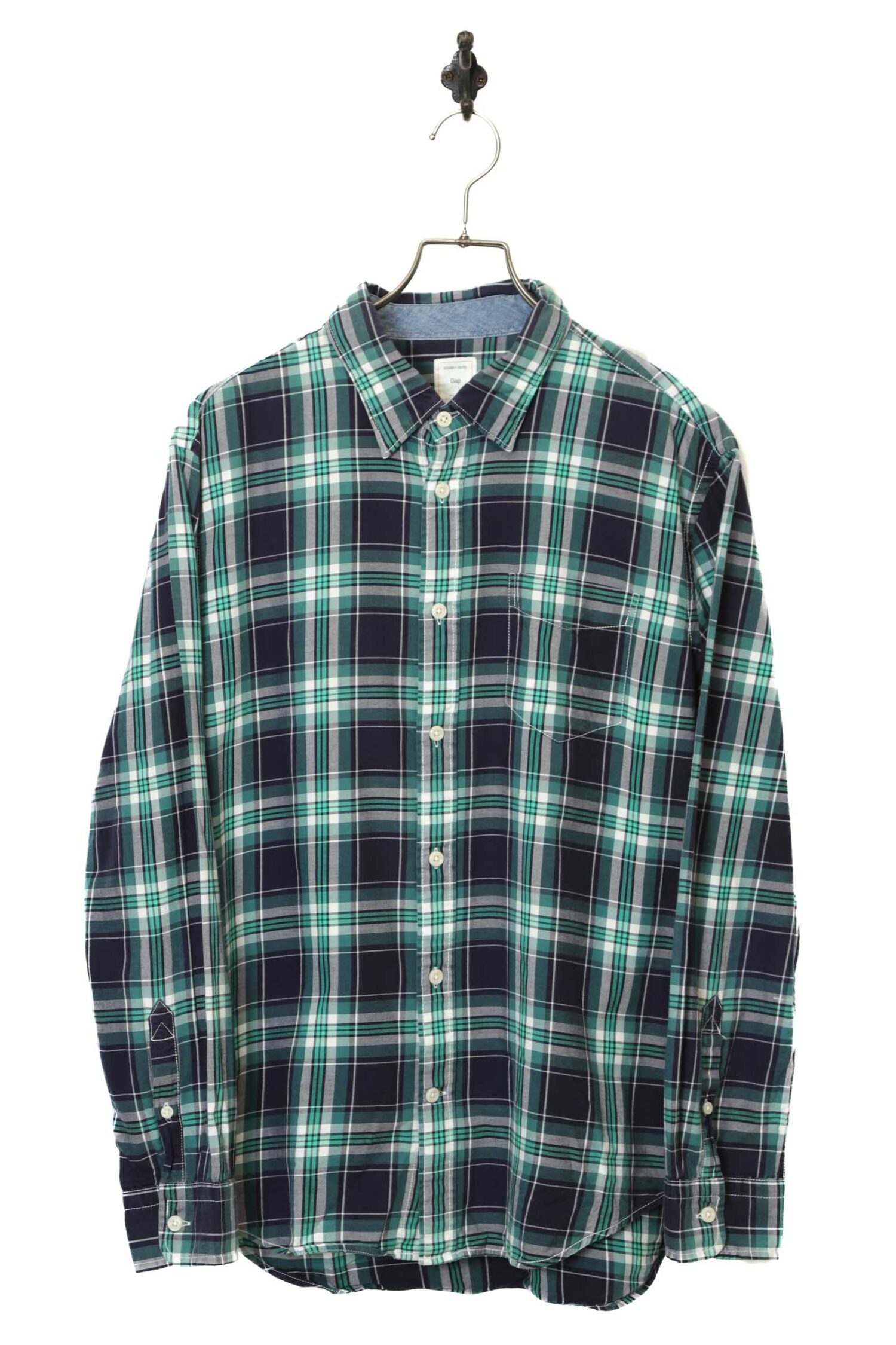USED GAP CHECK PATTERN SHIRT/L