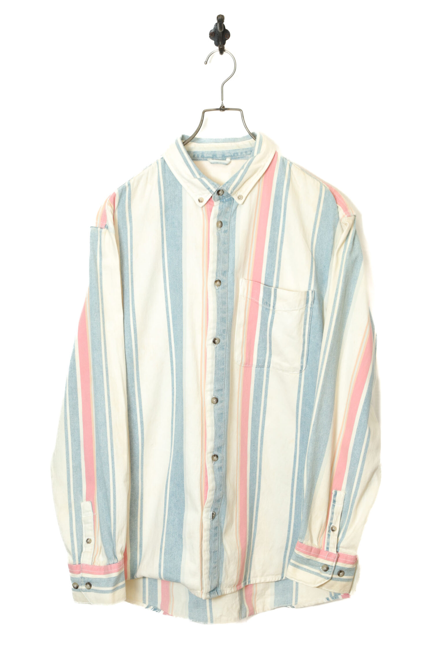 VINTAGE STRIPE  SHIRT/L