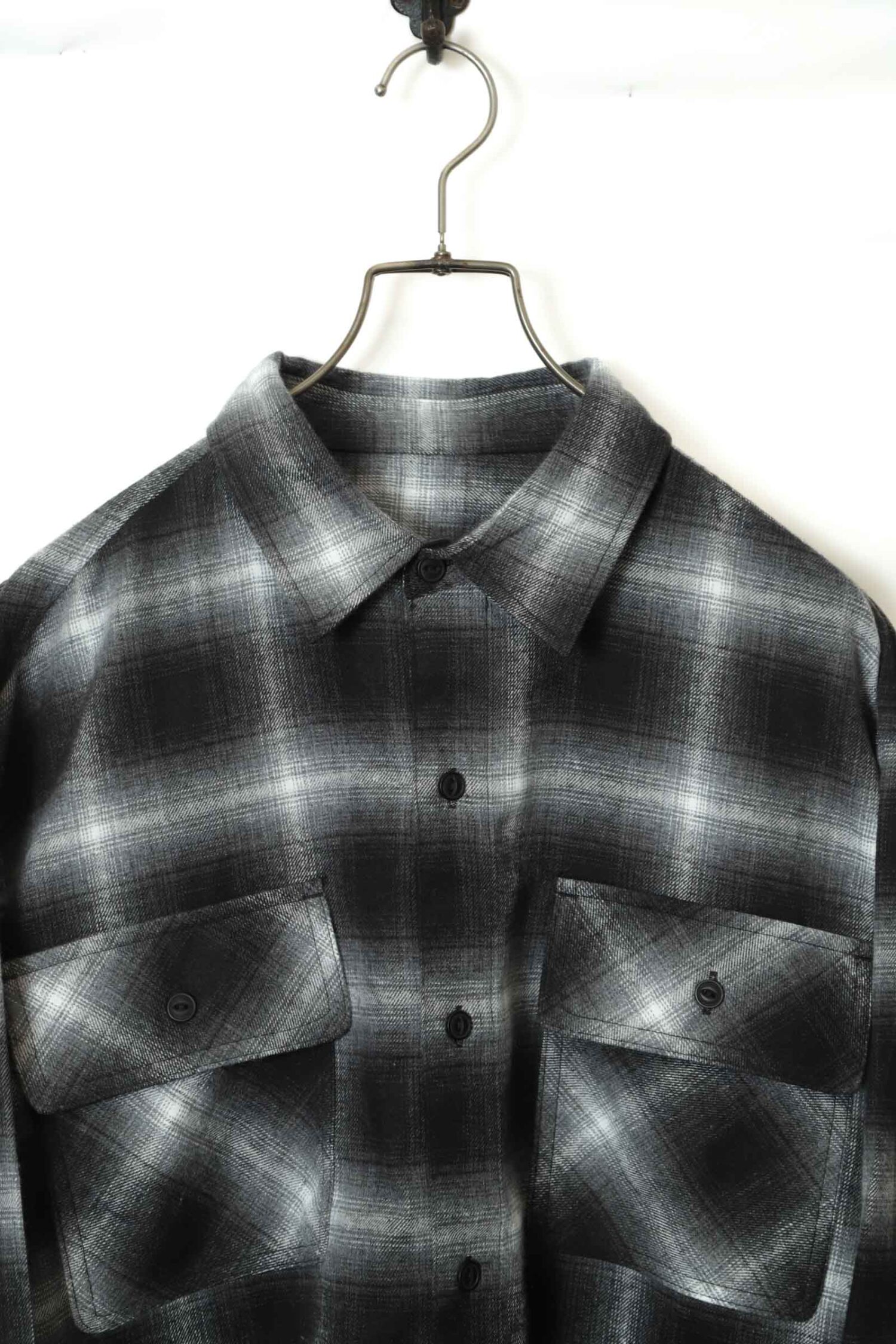 Alternative view of VINTAGE CHECK PATTERN SHIRT/XL