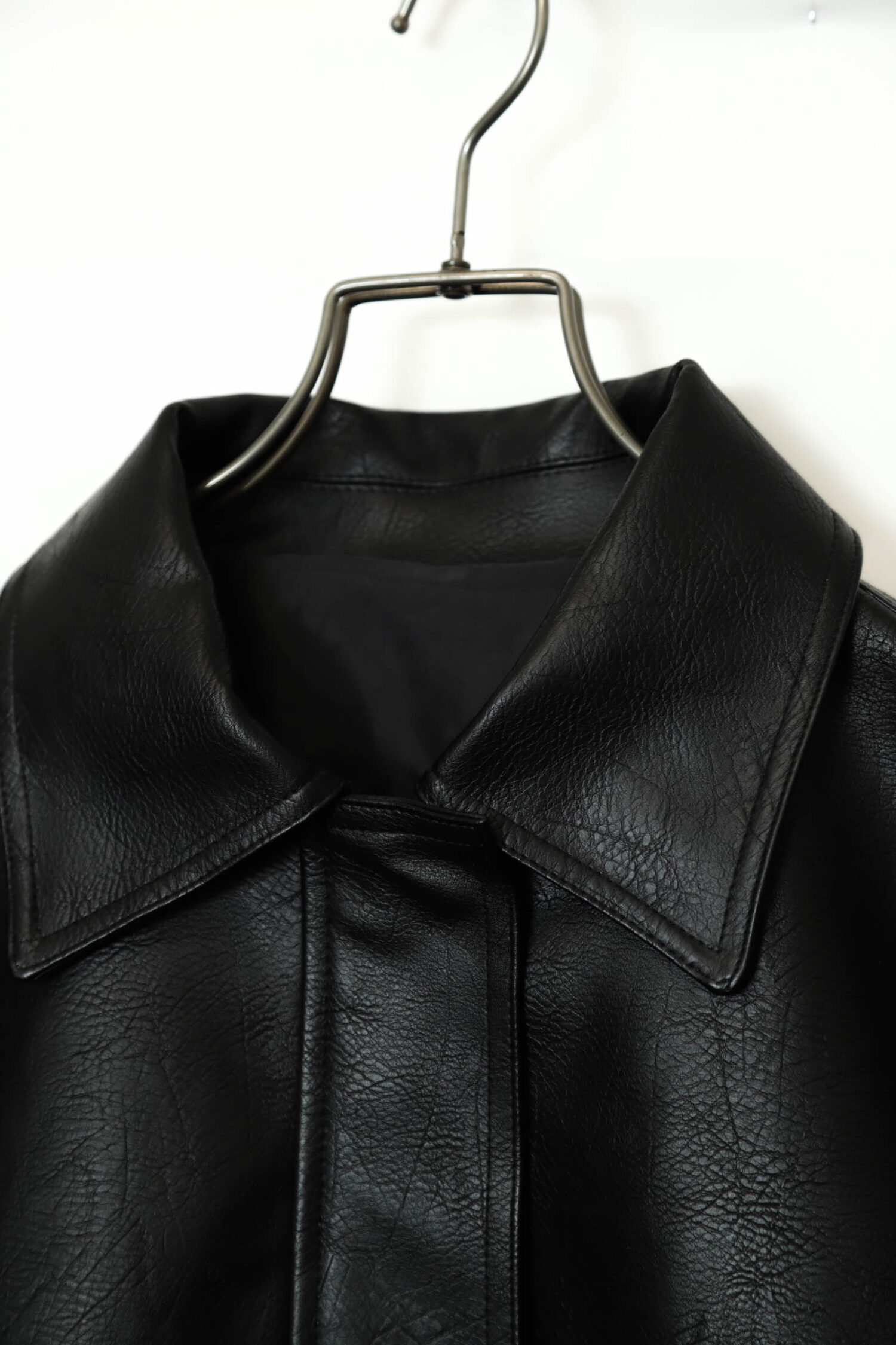 Alternative view of VINTAGE FAKE LEATHER BOMBER JACKET/XL