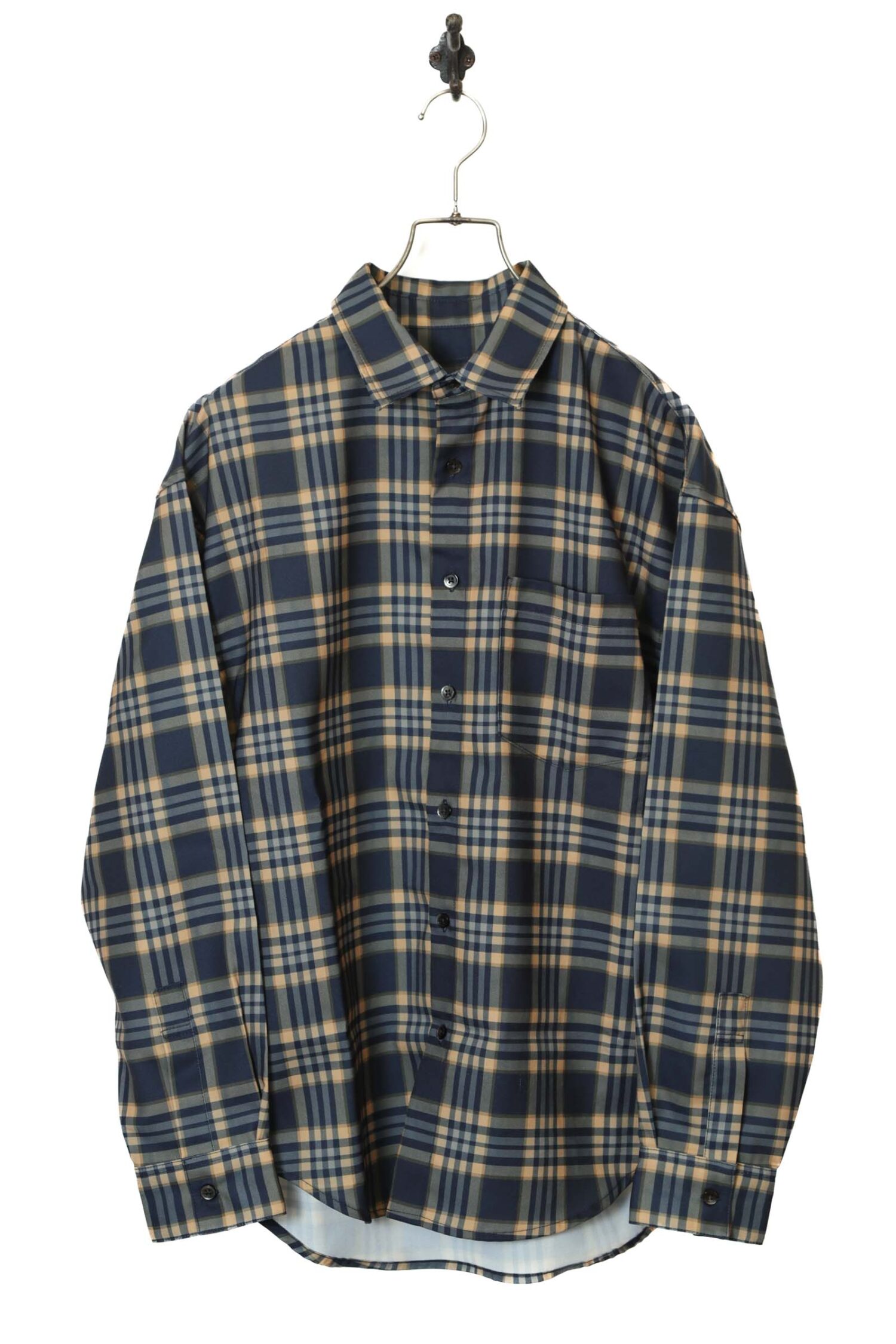 VINTAGE CHECK PATTERN SHIRT/L