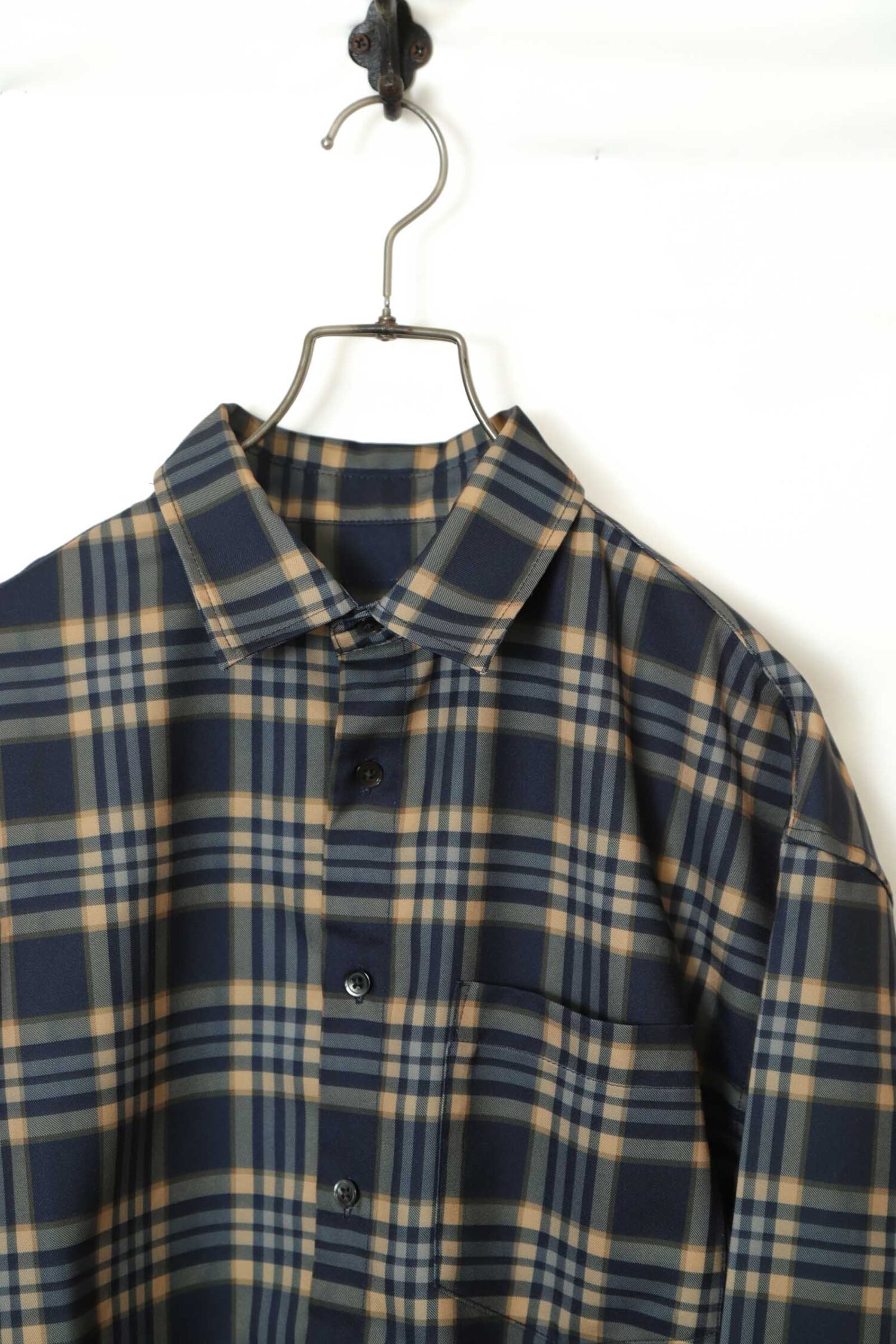 Alternative view of VINTAGE CHECK PATTERN SHIRT/L