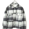 USED CUT-OFF SHORT CHECK SHIRT/L