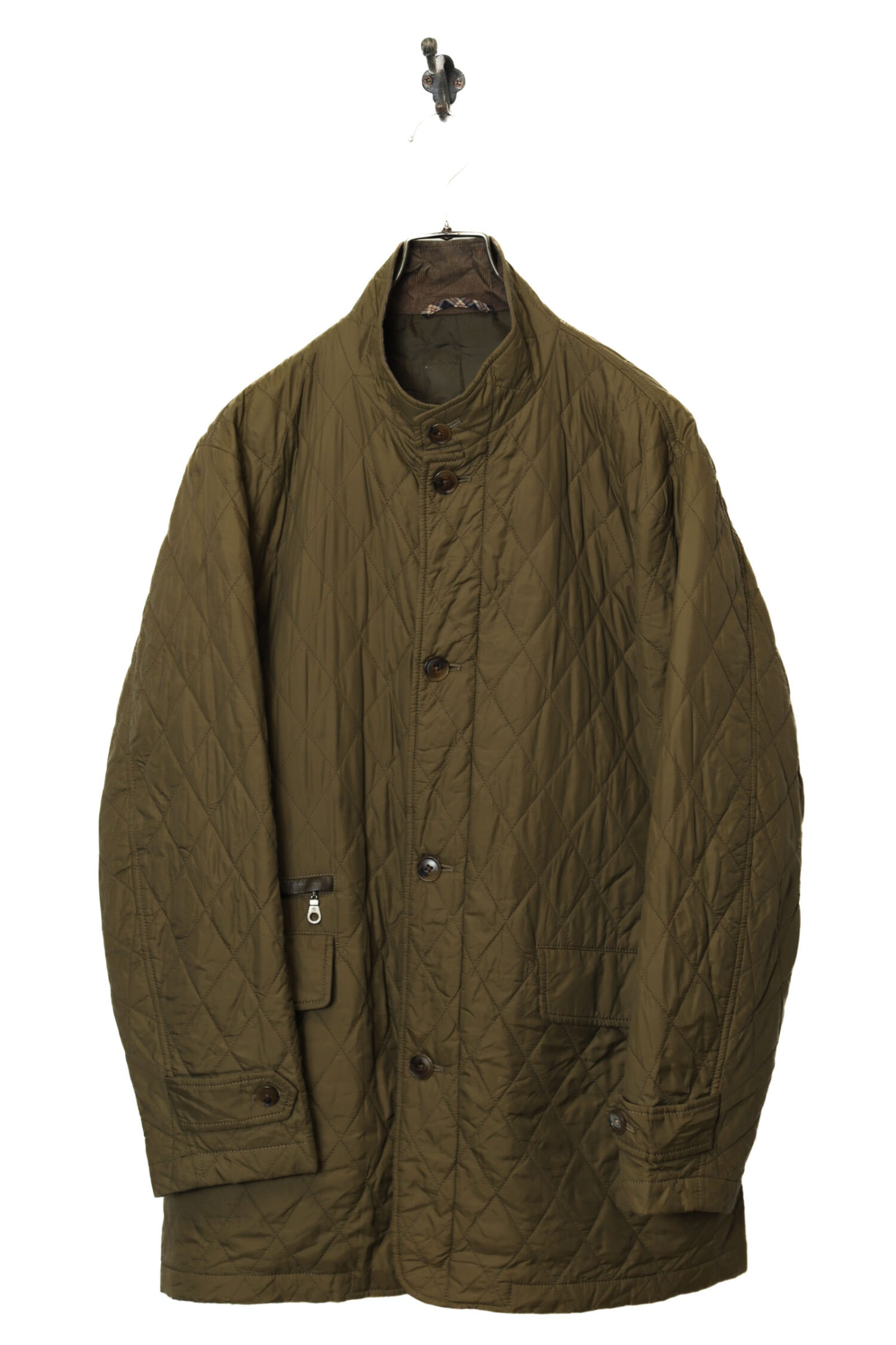 USED MILITARY DESIGN QUILTING JACKET/L