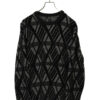 VINTAGE PATTERN KNITED SWEATER/L
