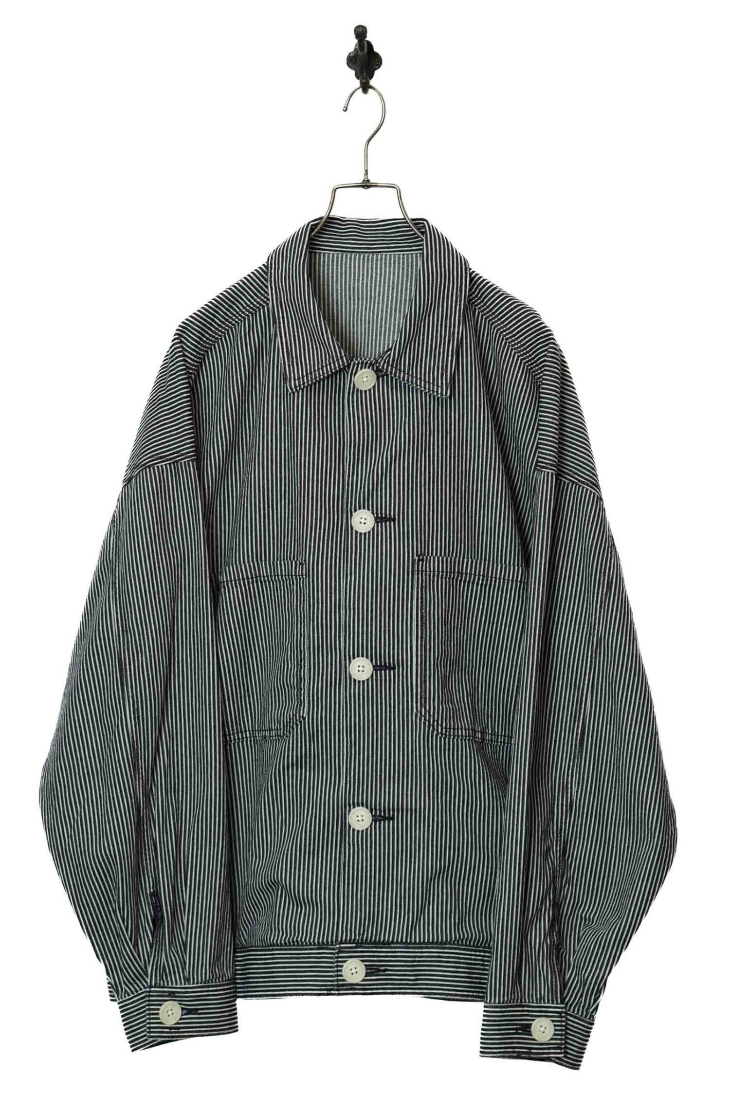 VINTAGE STRIPE CPO JACKET/XL