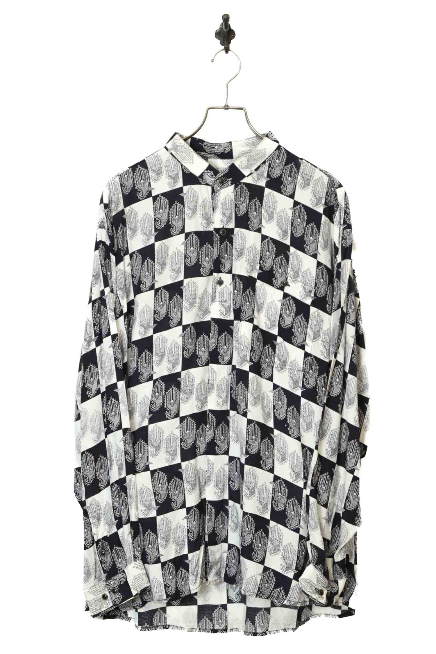 USED GOOUCH PRINTED SHIRT/XL