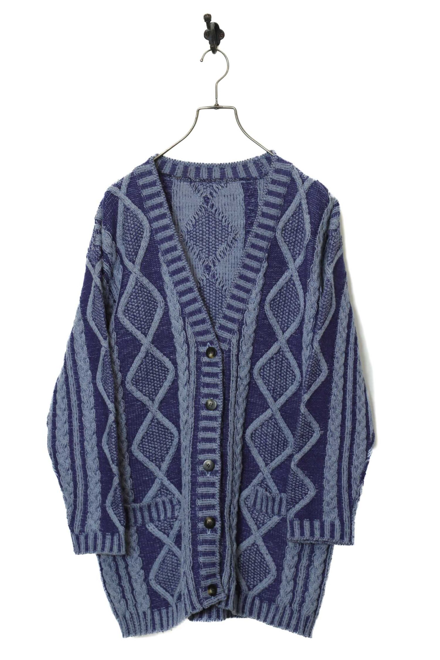 VINTAGE KNITED CARDIGAN/M