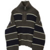 VINTAGE HALF ZIP KNITTED SWEATER/XL
