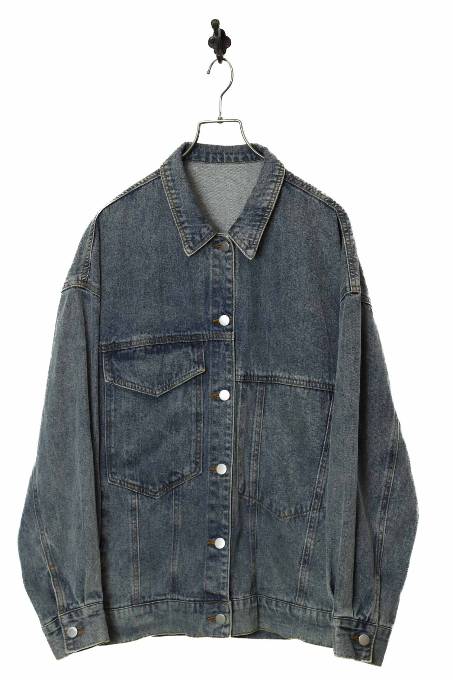 VINTAGE DESIGN DENIM JACKET/XL