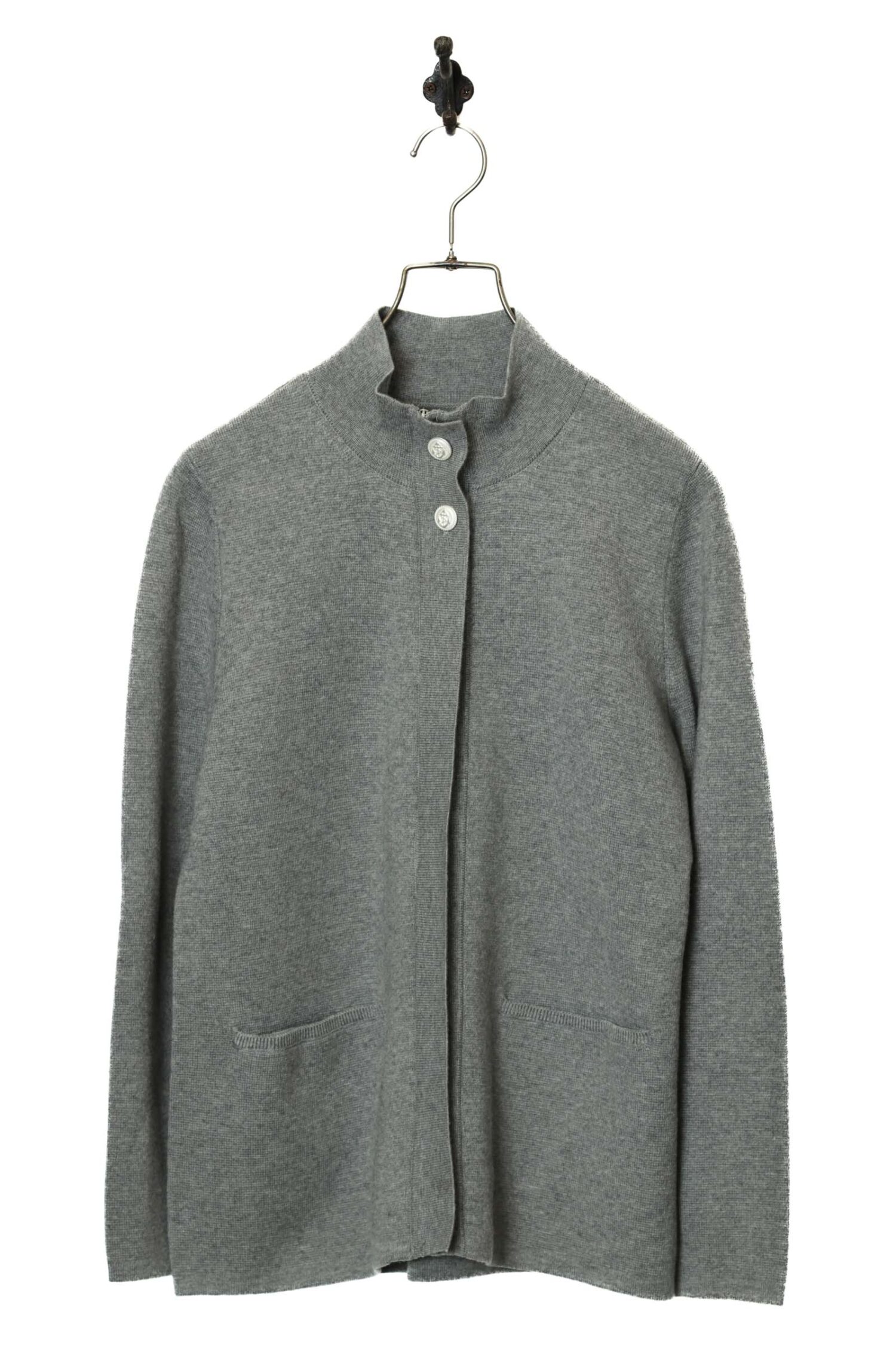 USED LANDS END KNITED JACKET/M