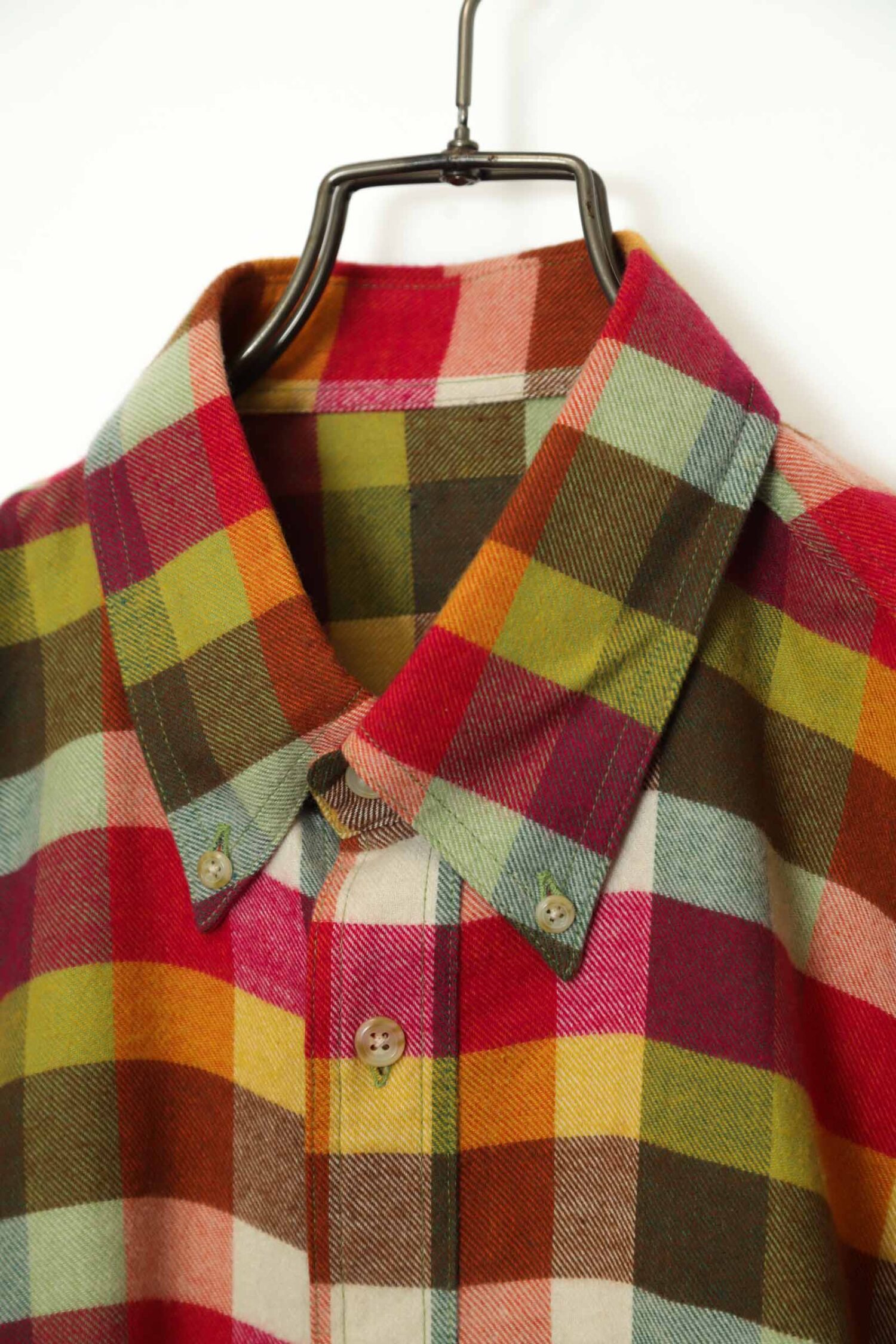Alternative view of VINTAGE CHECK PATTERN SHIRT/XL