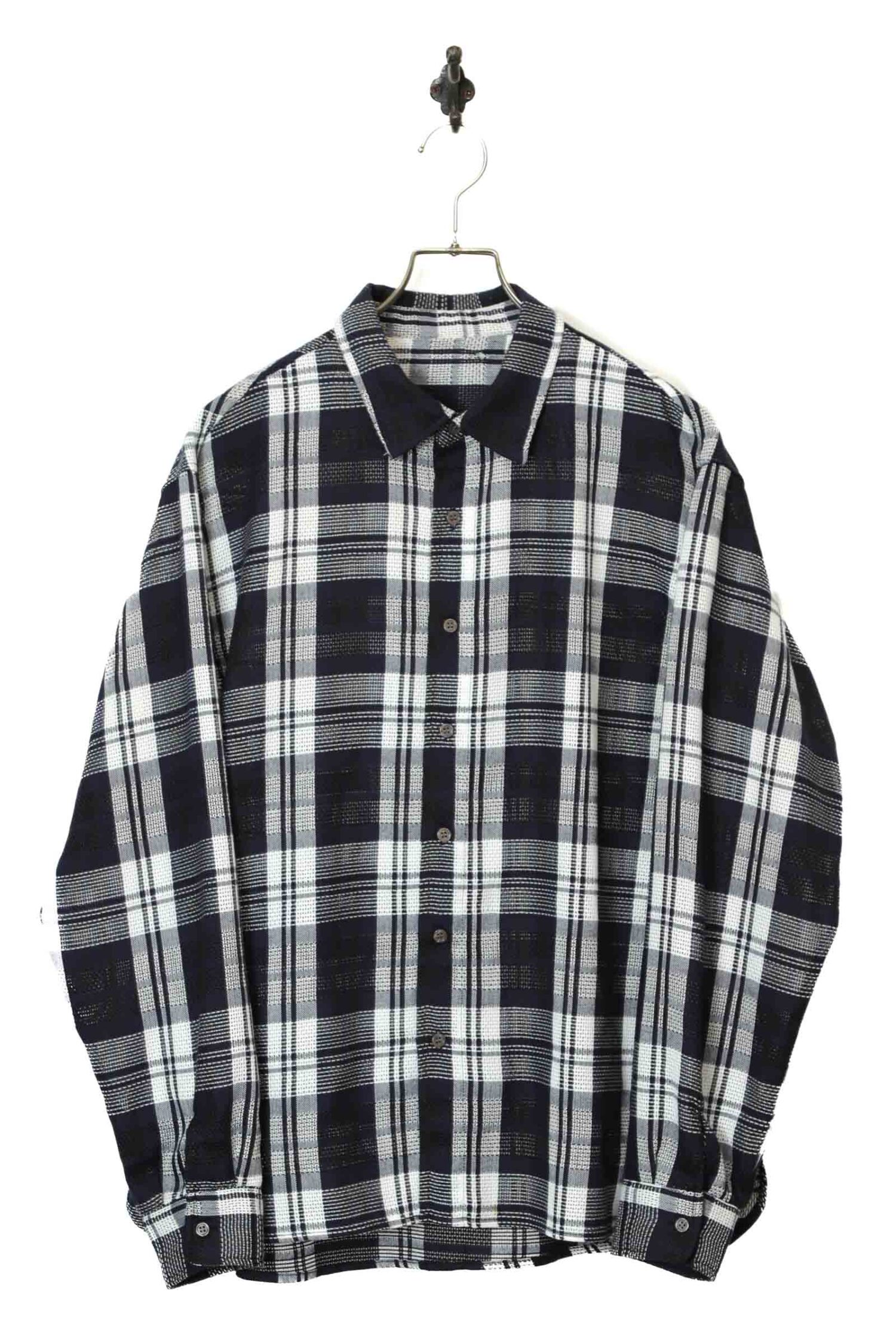 VINTAGE CHECK PATTERN SHIRT/L