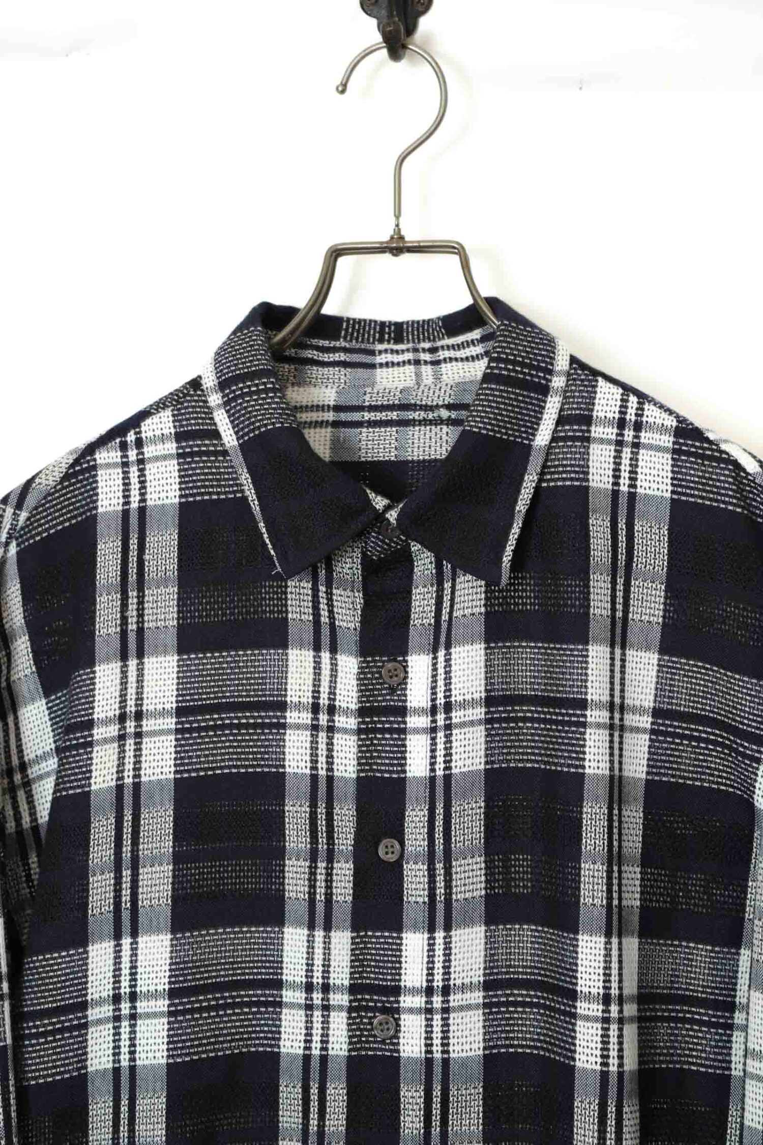 Alternative view of VINTAGE CHECK PATTERN SHIRT/L